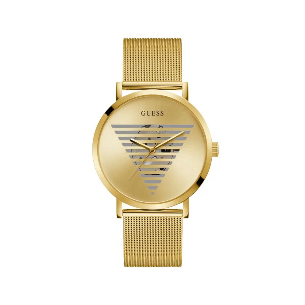 Guess Gold Stainless Steel Dress Watch