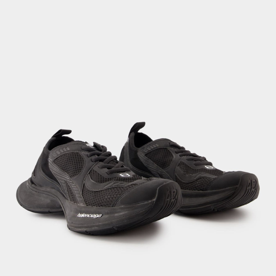 Мъжки черни маратонки Balenciaga Circuit Men Sneakers