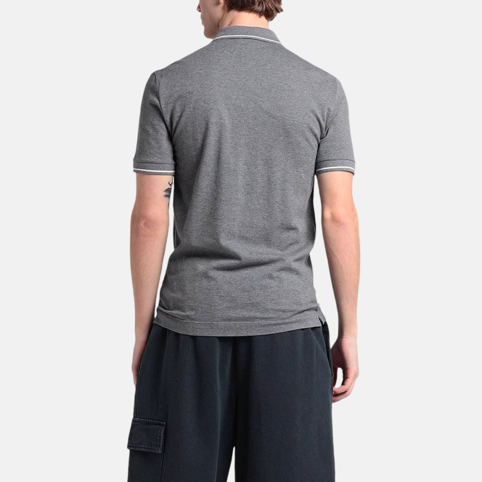 Мъжка сива поло тениска Dolce & Gabbana Men Polo