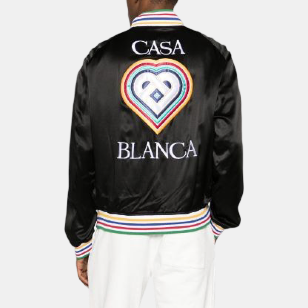 Casablanca Silk-Satin Men Jacket