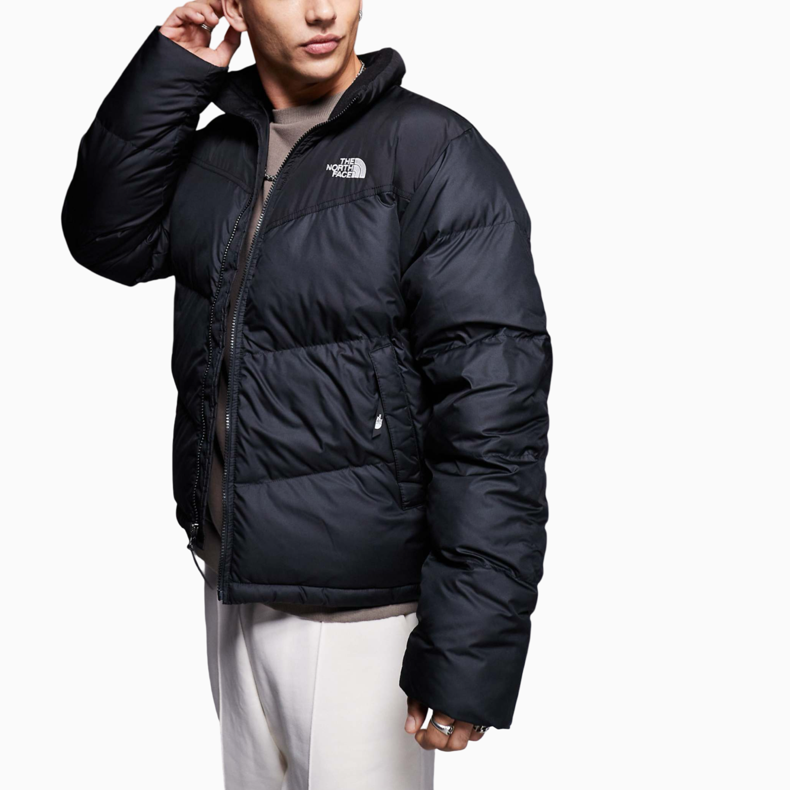 Мъжко черно яке The North Face Men Jacket NF0A853IJK3 Side View