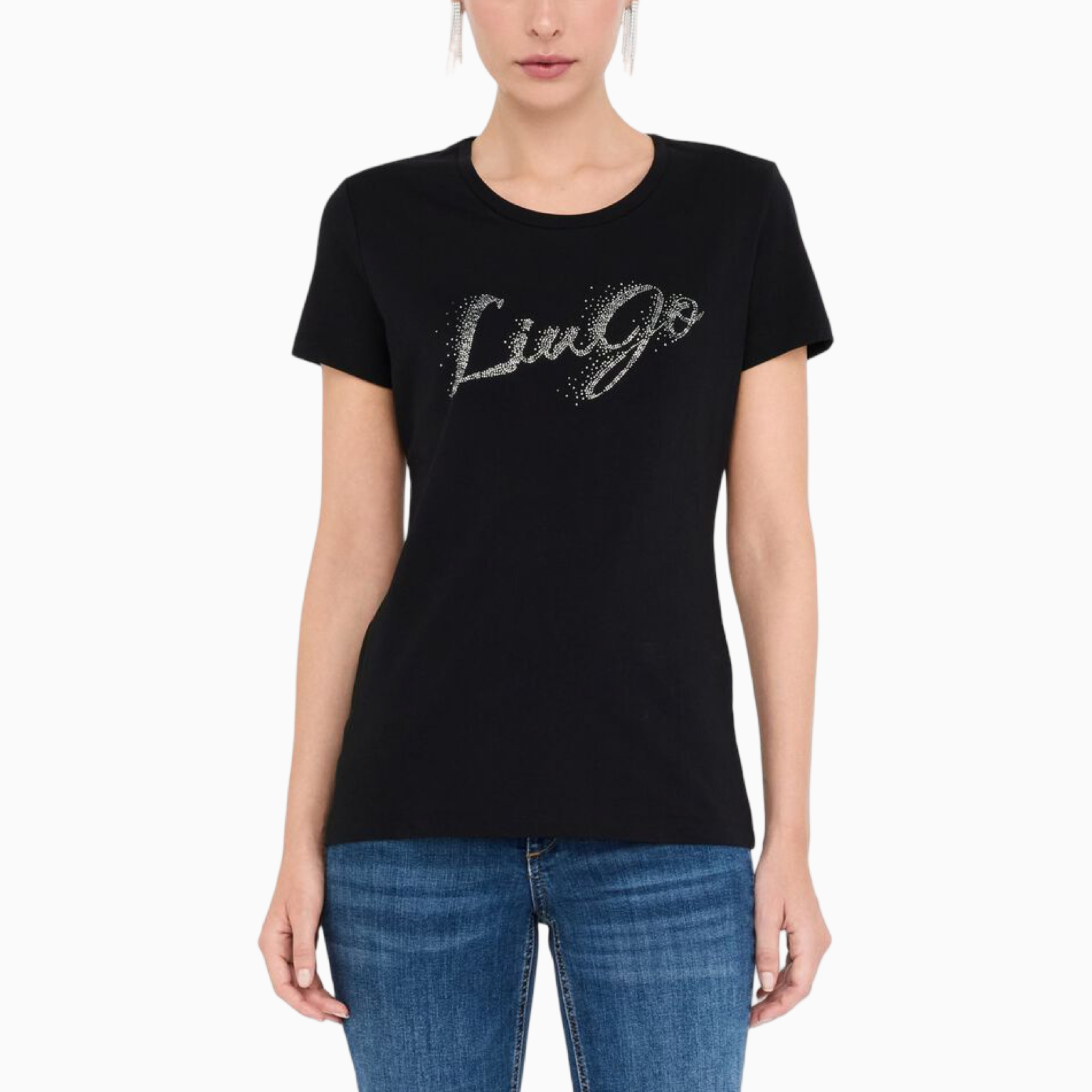 Дамска тениска Liu Jo Women T-shirt UF5266 JS904 Front View 