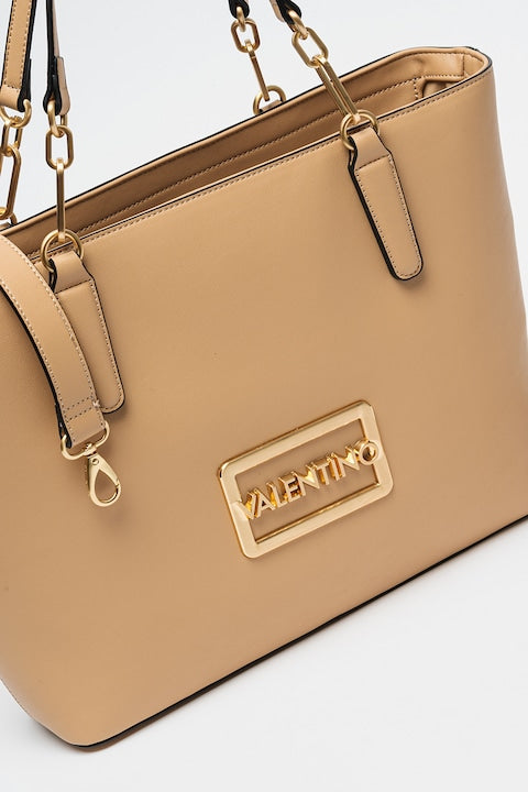 Дамска чанта Valentino Princesa Shopping Bag VBS7R106 в бежово