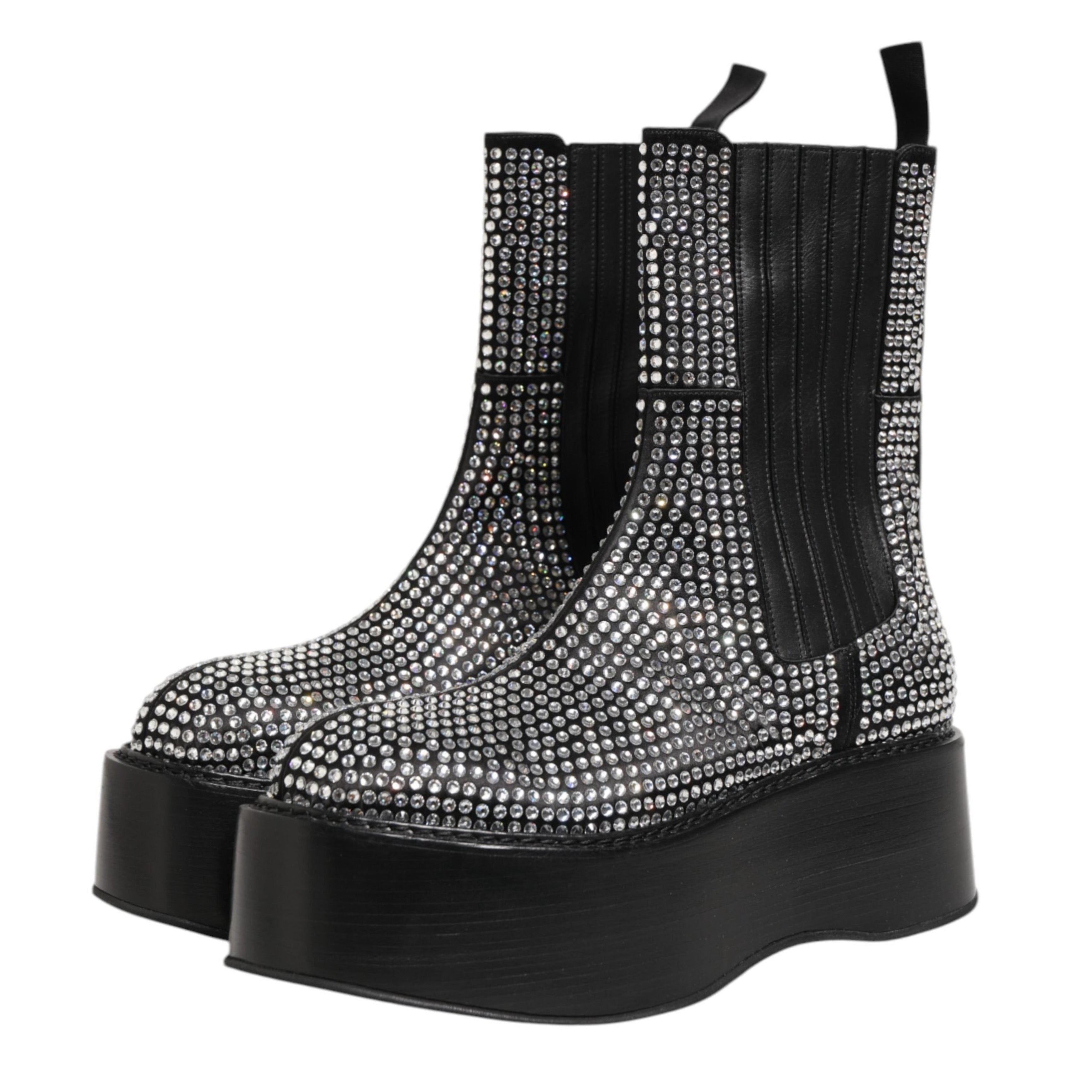 Мъжки ботуши Men’s boots with crystals DOLCE & GABBANA Bernini A60513 AD973 8S488