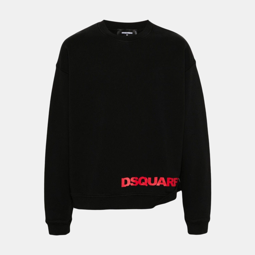 Мъжка черна блуза Dsquared² Men Sweatshirt