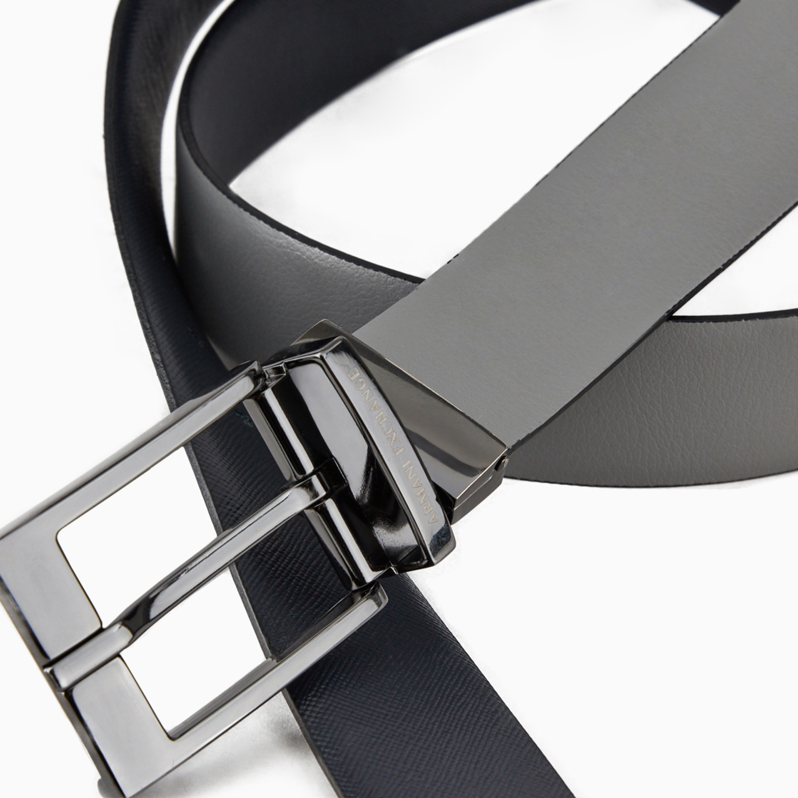 Мъжки двулицев колан Armani Exchange Men Reversible Belt 951060 CC236 51635 Close-Up