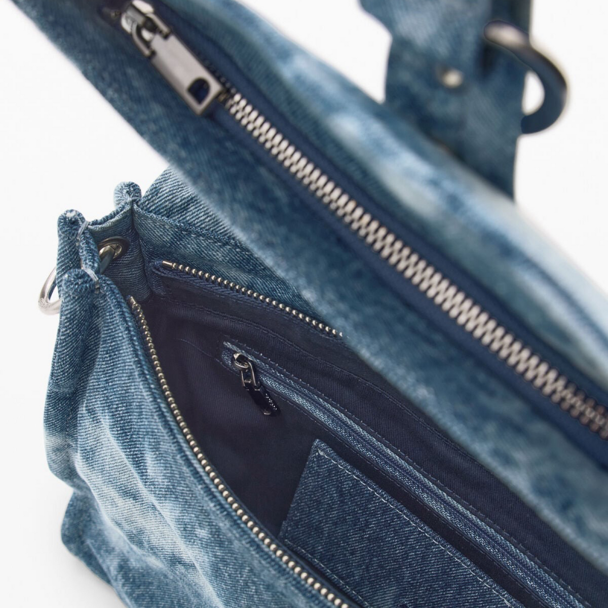 Дамска дънкова раница Desigual Women Backpack 26WAKD07 5008 Inside View