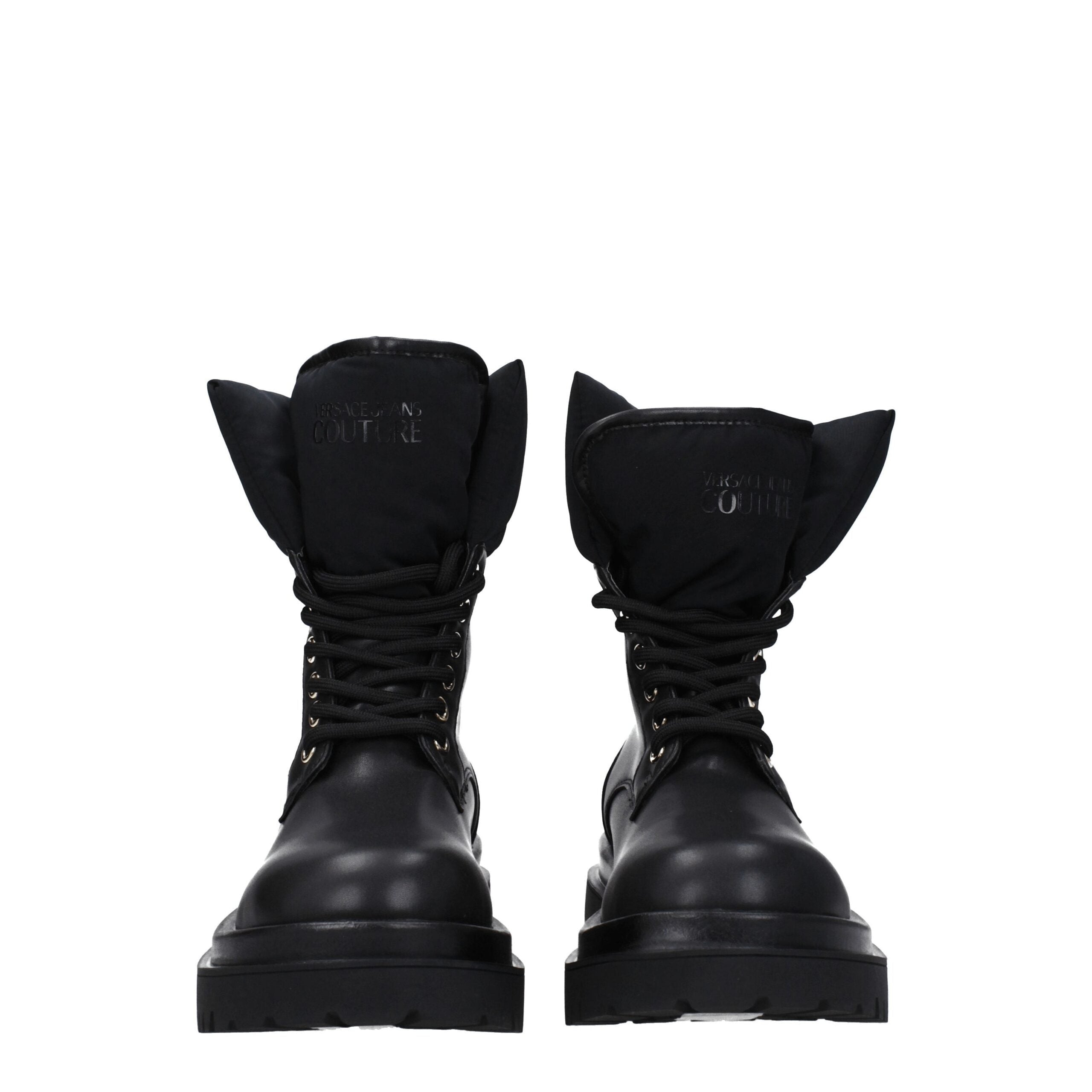 Дамски боти Women’s ankle boots Versace Jeans Couture 75VA3S62ZS870899 Black front view