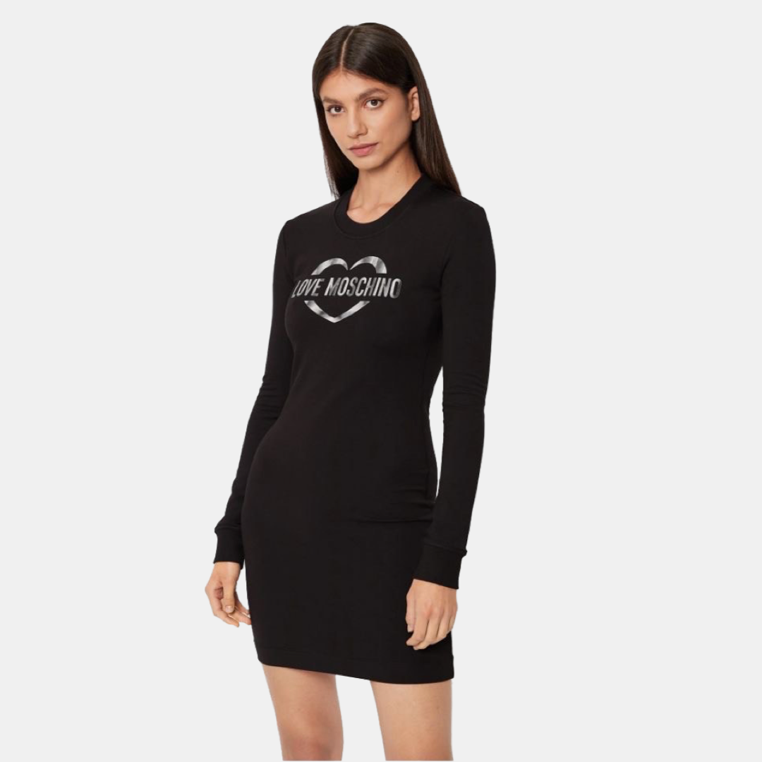 Дамска черна рокля Love Moschino W5C9201 E2374 C74