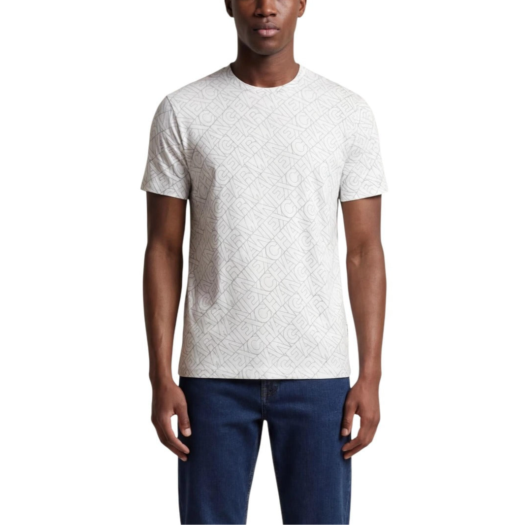 Мъжка бяла тениска Armani Exchange Men T-shirt XM002783 AF10356 F1167 Front View