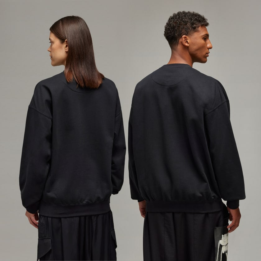 Унисекс черна блуза Y-3 Sweatshirt