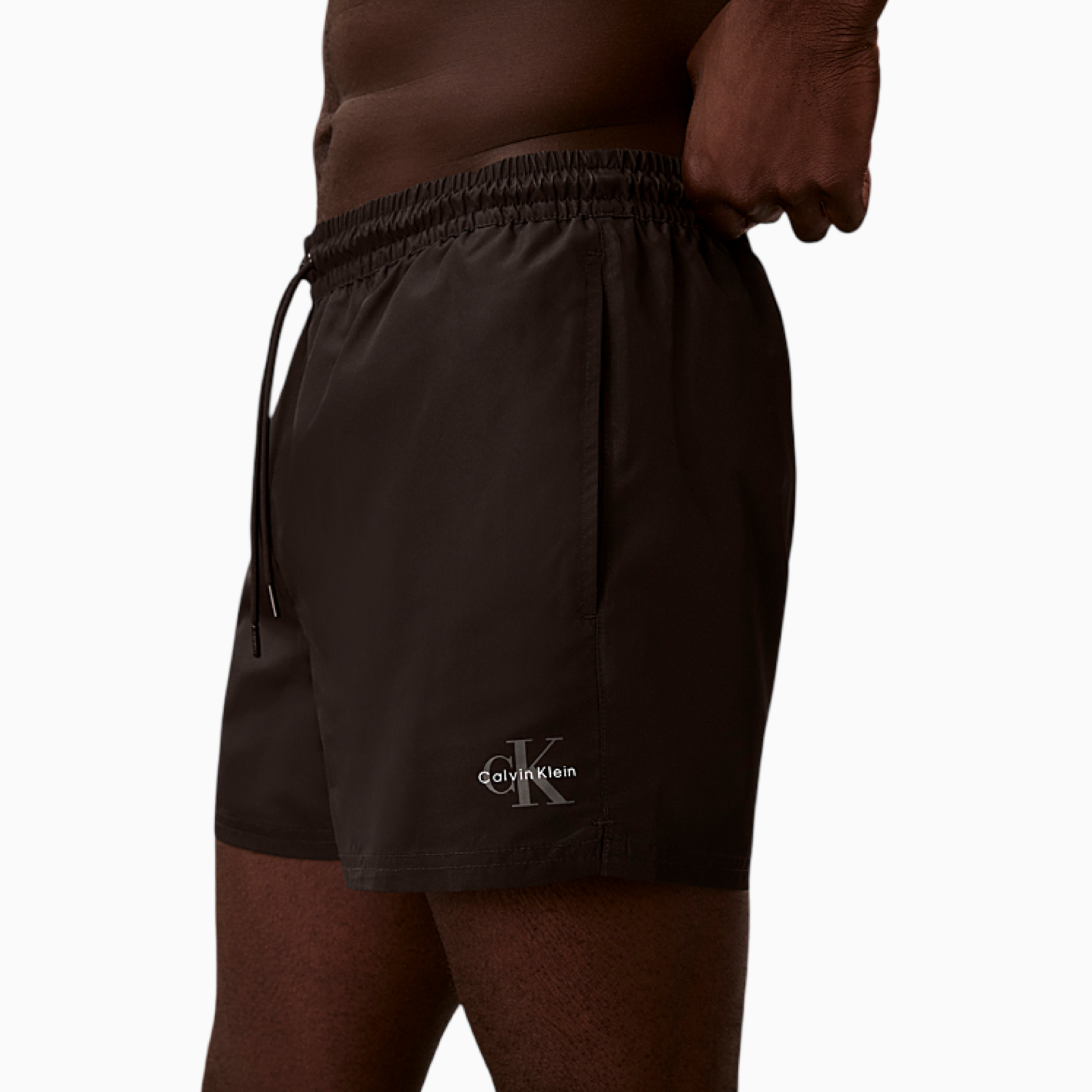 Мъжки черни бански Calvin Klein Jeans Men Swimwear LV00N61046 UB1 Side View