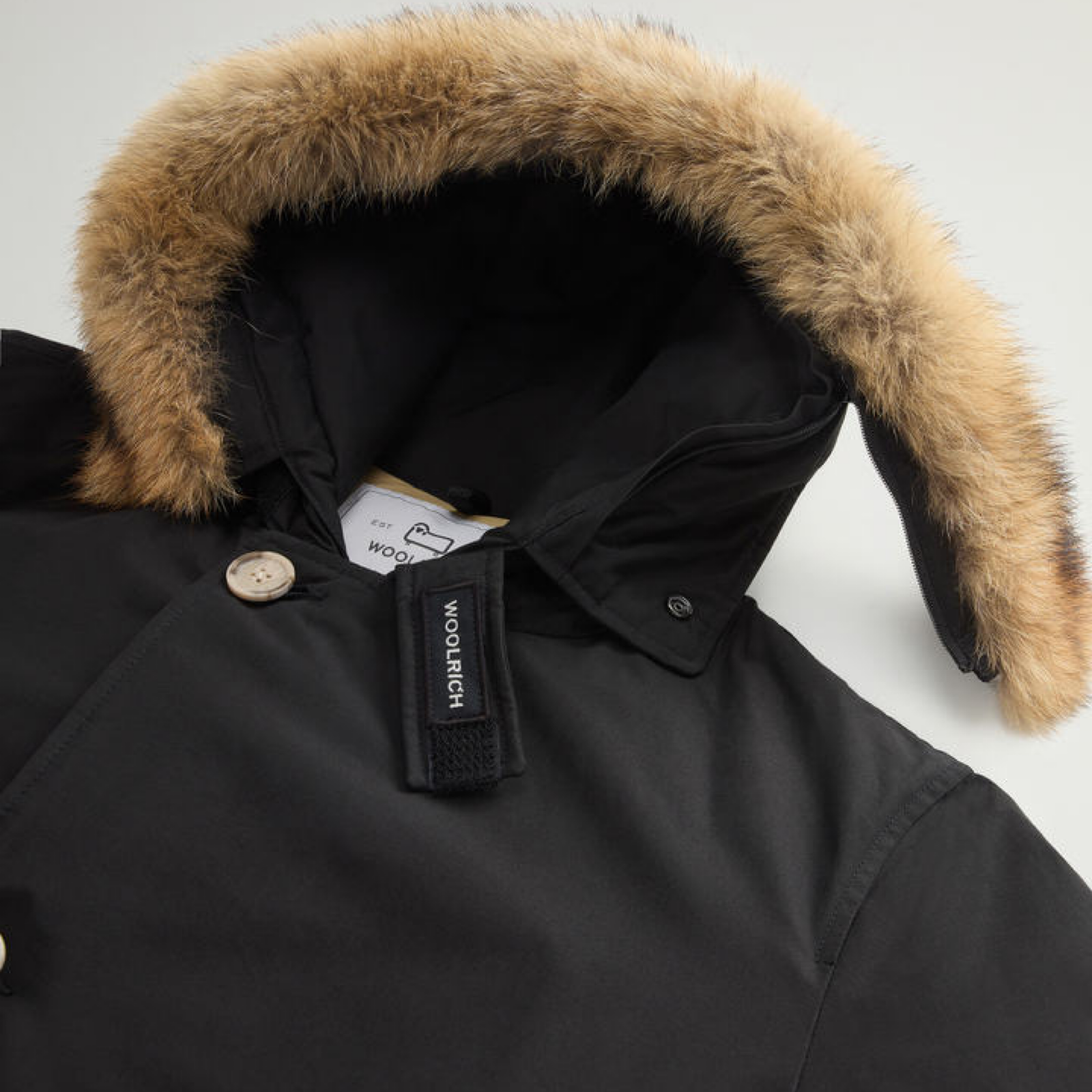 Мъжко парка яке Woolrich Parka Arctic Men Jacket CFWOOU0482MRUT0001 BLK Close-Up