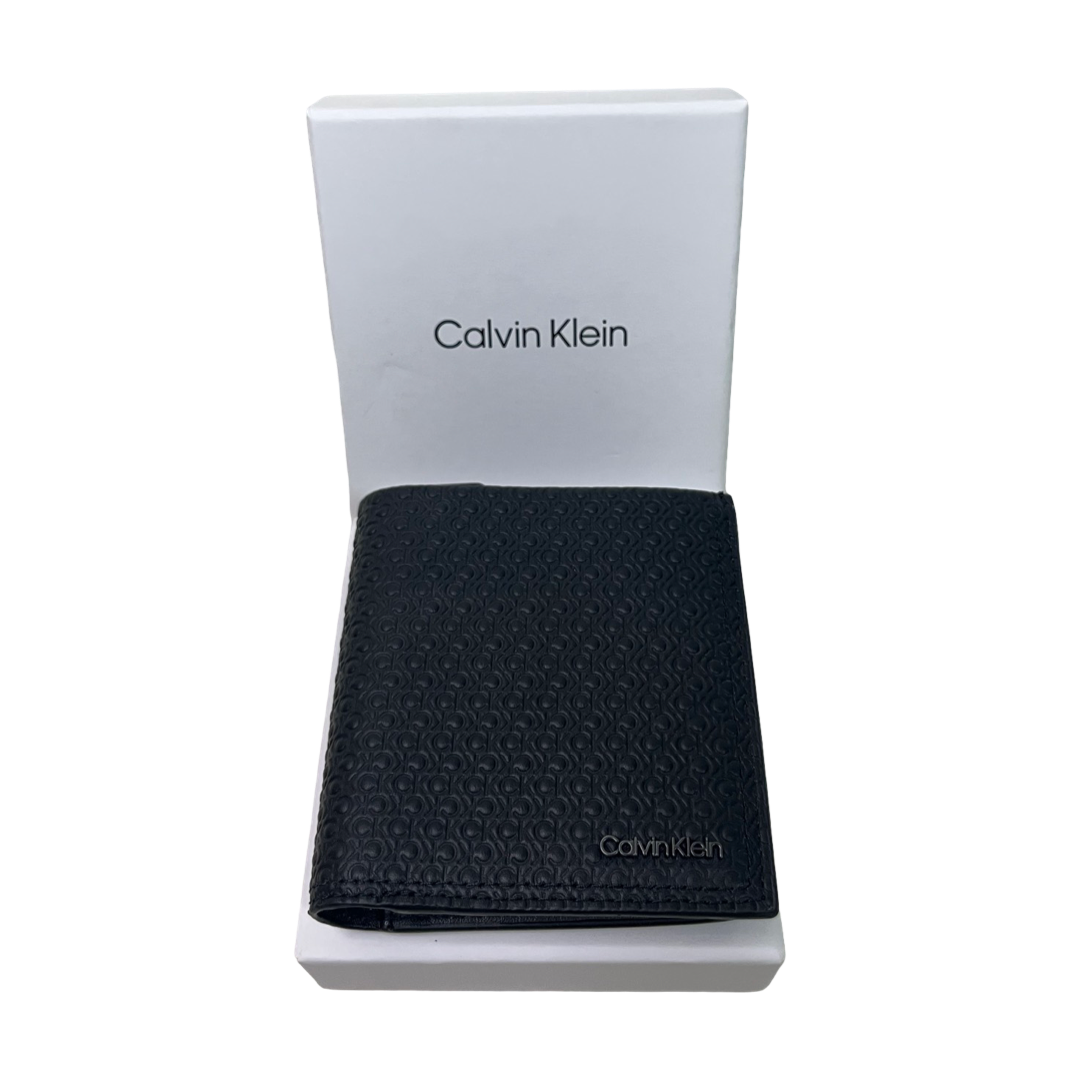 Мъжки вертикален портфейл от естествена кожа Calvin Klein K50K510898