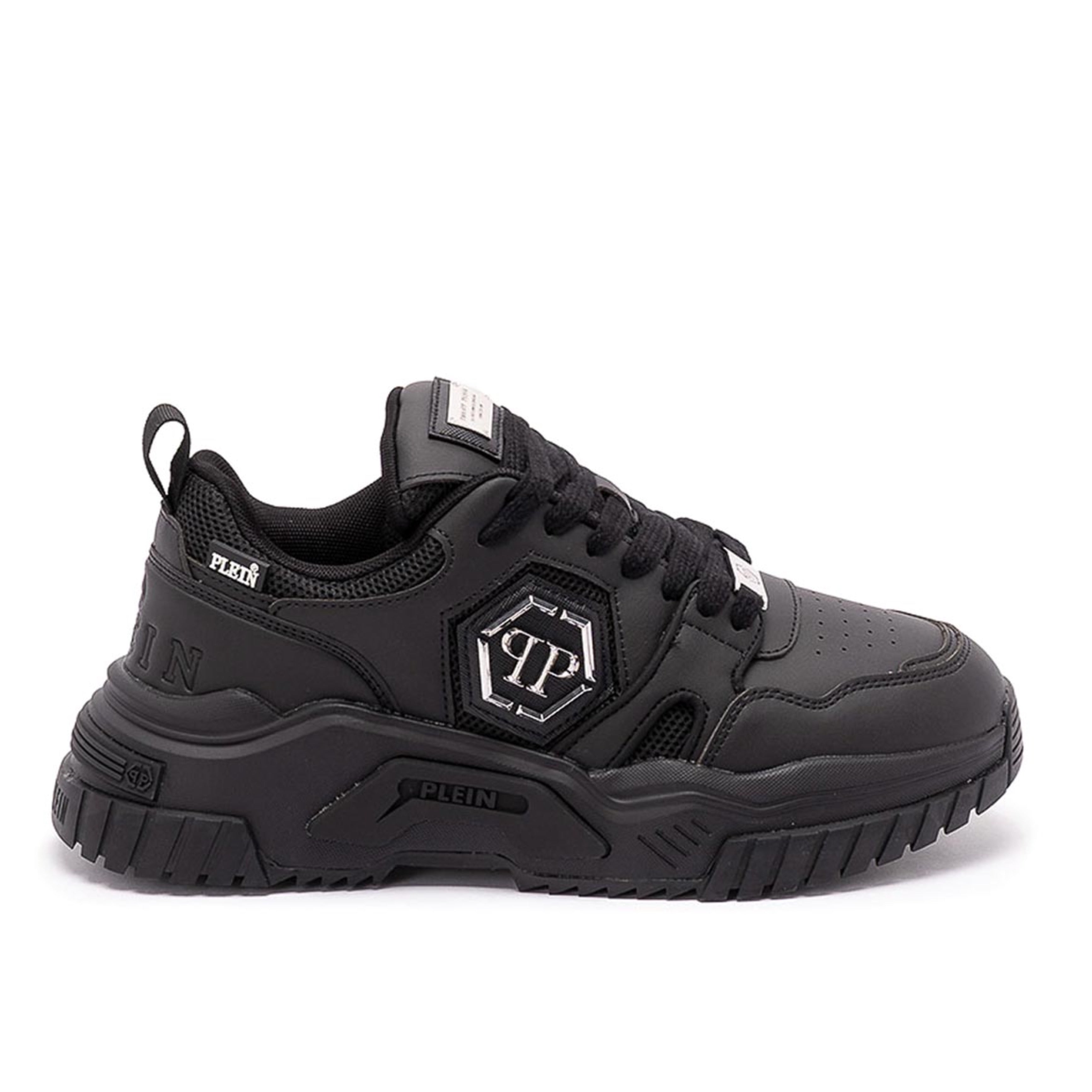 Мъжки кецове Men’s sneakers Philipp Plein Predator FAESUSC0837PTE003N0202 Black lateral view
