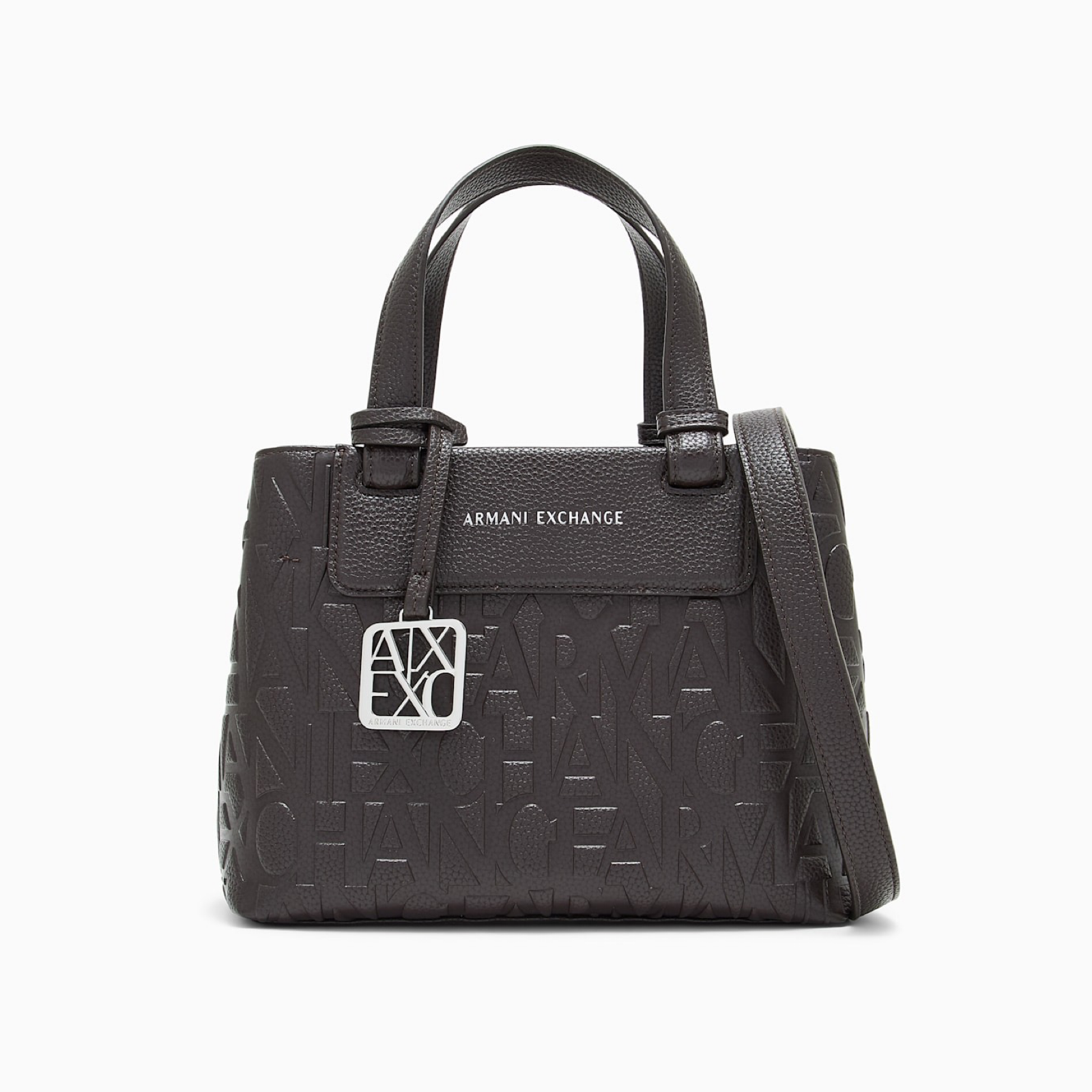Дамска кафява чанта Armani Exchange Women Handbag XW001576 AF15774 U6032 Front View