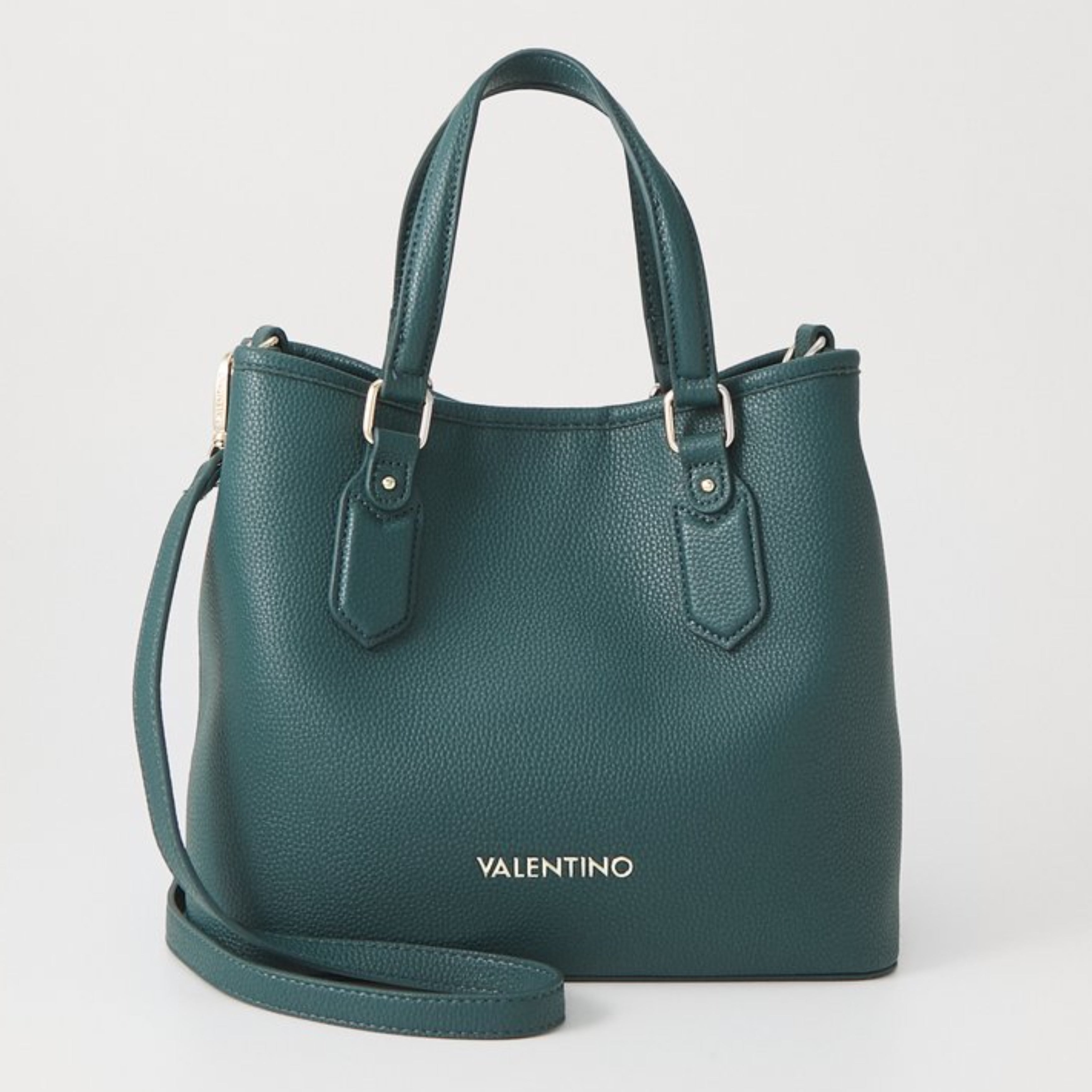 Дамска чанта в синьозелено Women’s handbag Valentino Brixton VBS7LX05 Ottanio Blue-green