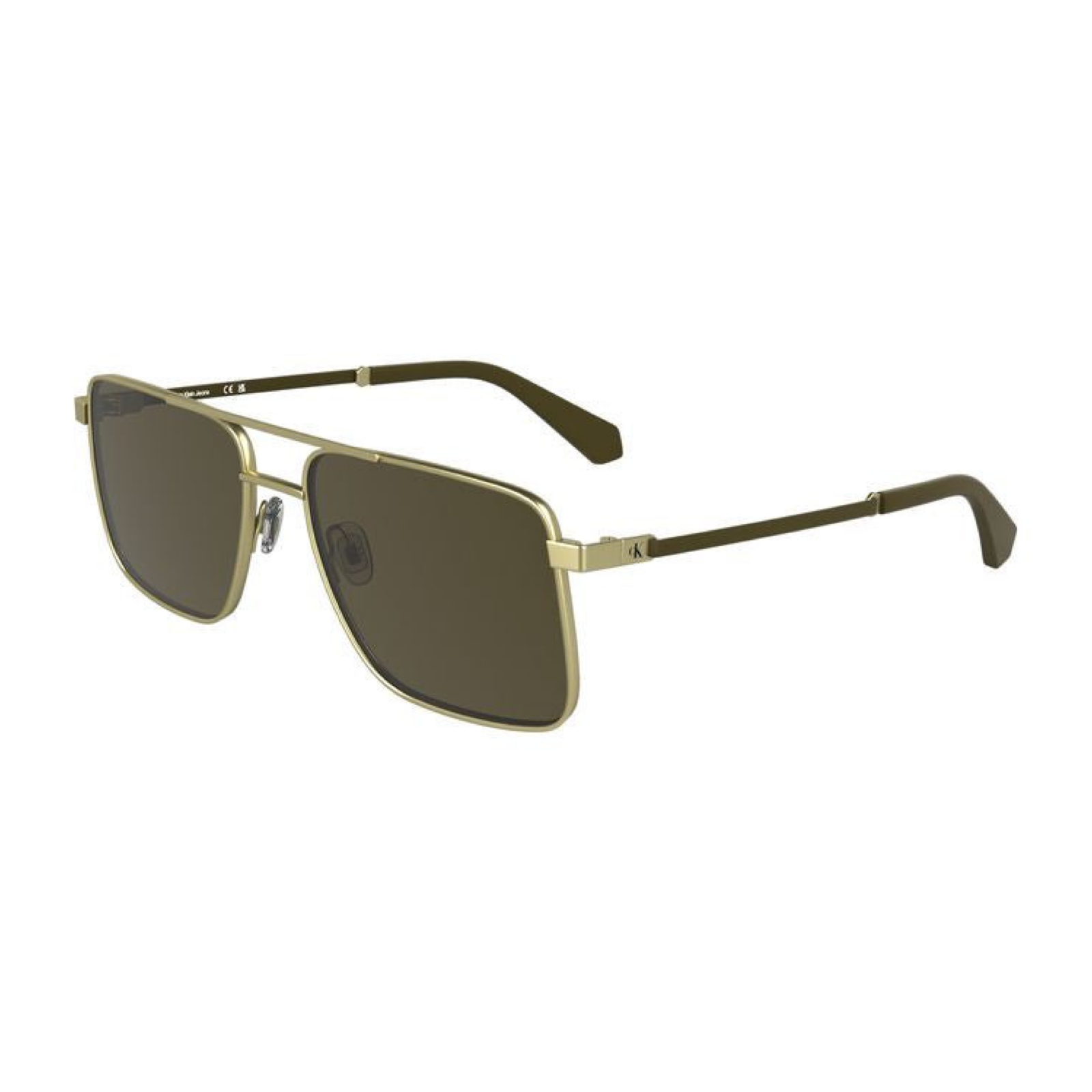 Calvin Klein Gold Metal Men Sunglass