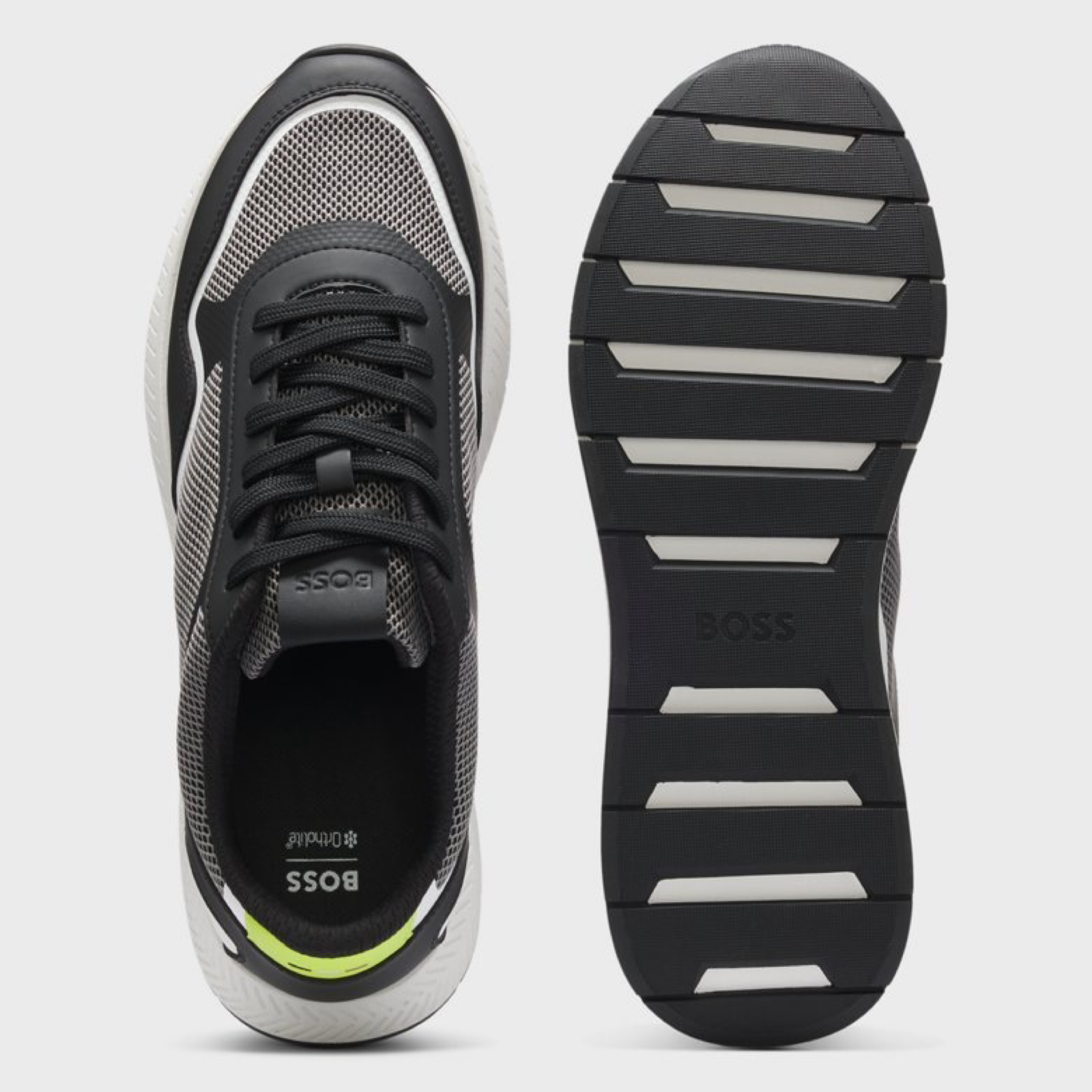 Мъжки маратонки Boss Men Sneakers Titanium Runn 50568928 015 Top View