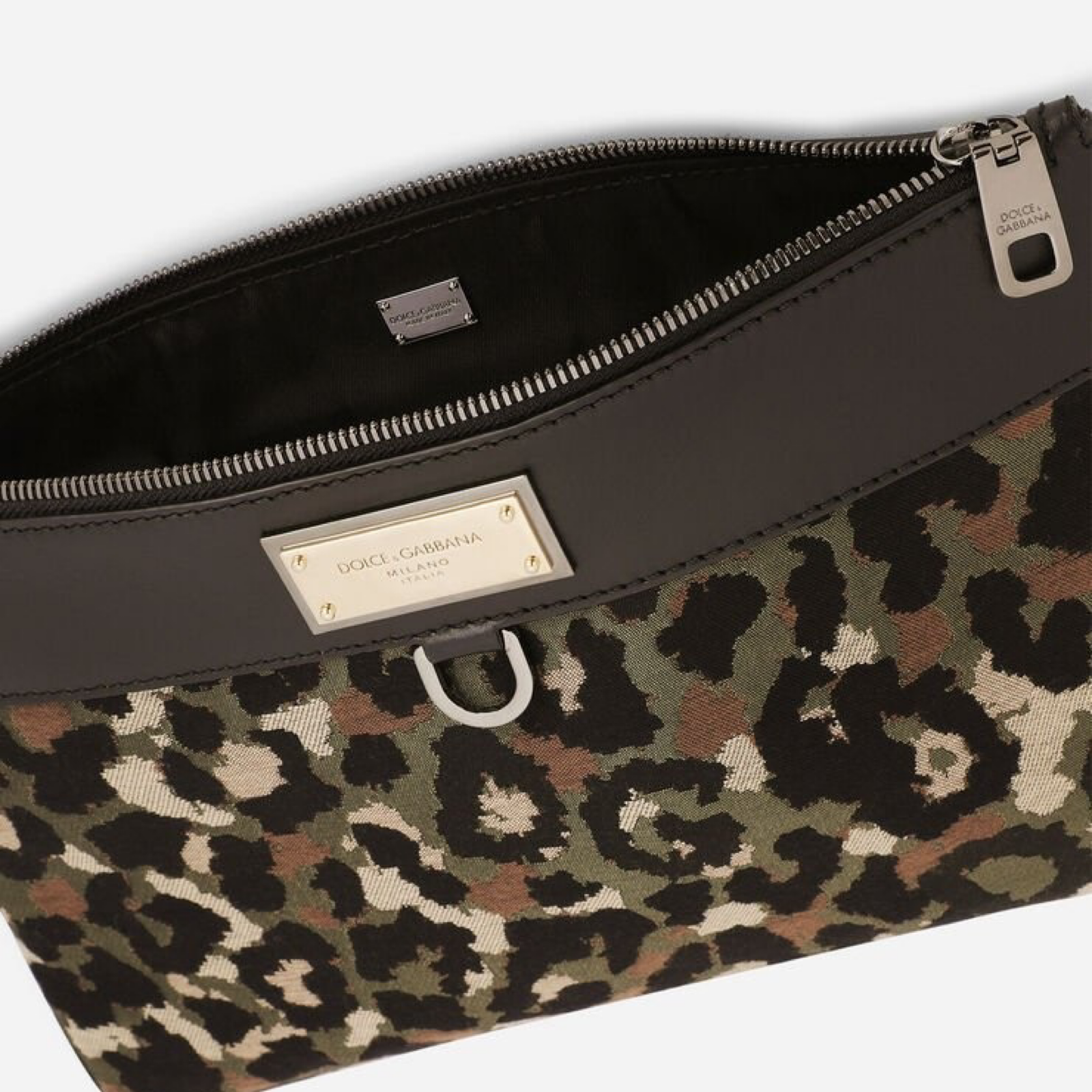 Dolce & Gabbana Camouflage Jacquard Clutch Bag BM2060 AQ755 8B015 Close-Up