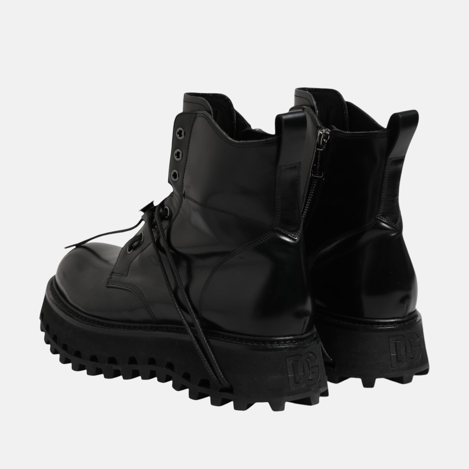 Dolce & Gabbana Trekking Men Ankle Boots Heel View