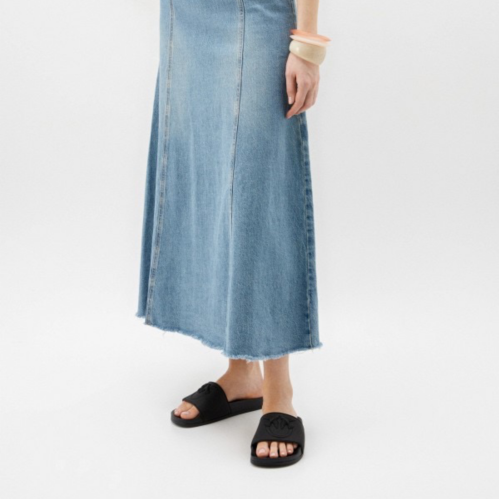 Дамски черни чехли Pinko Women Slippers SS0093 E027 Z99 Model View