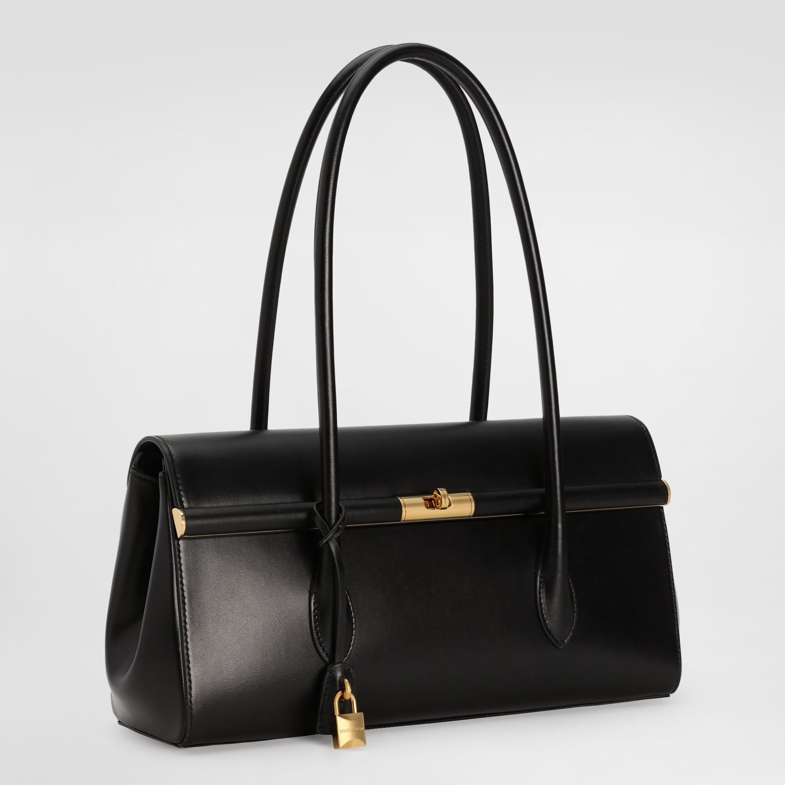 Dolce & Gabbana Marlene Palmellato Leather Handbag BB7927A3G1980999 Side View