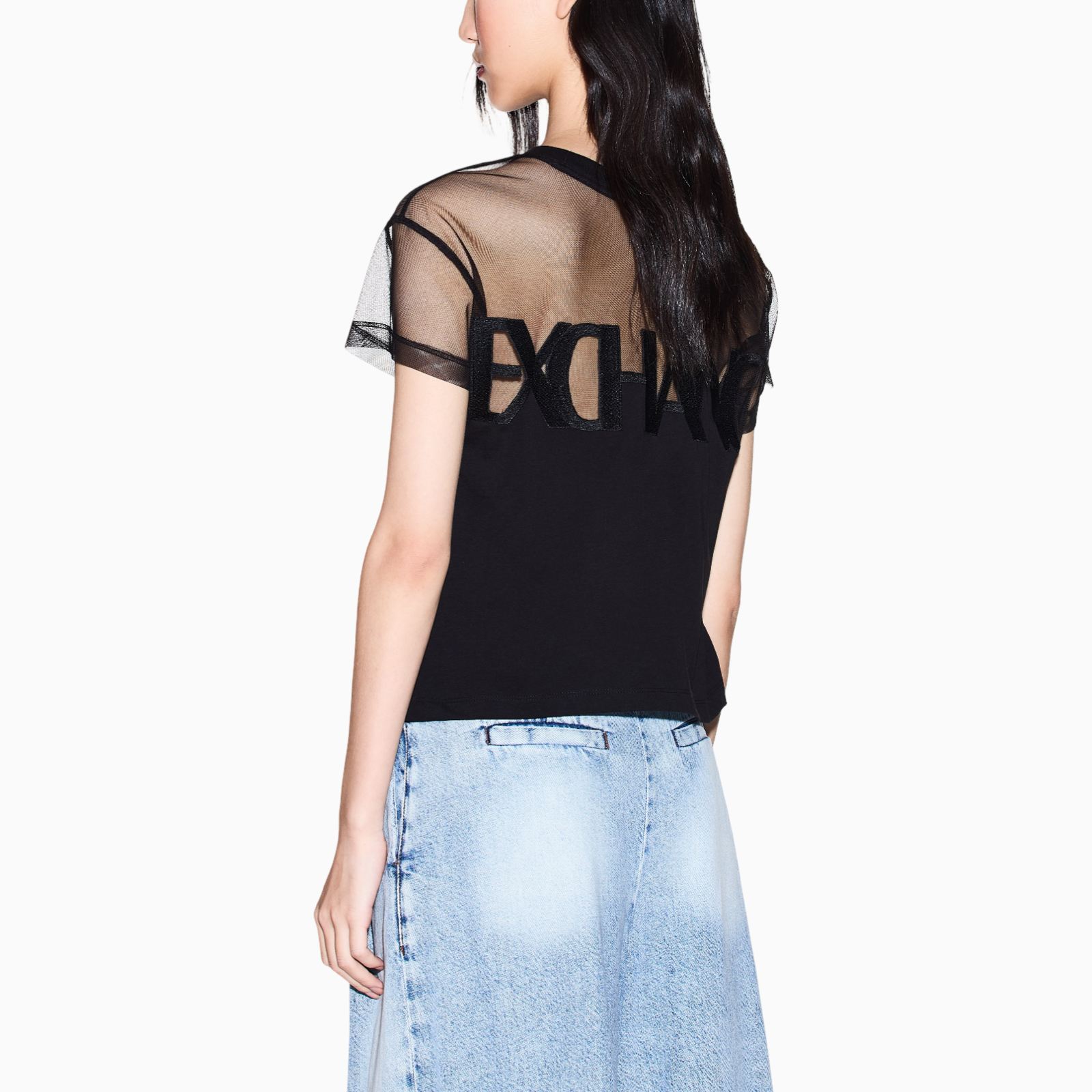 Дамска тениска Armani Exchange Women T-shirt XW002332 AF10356 UC001 Back View