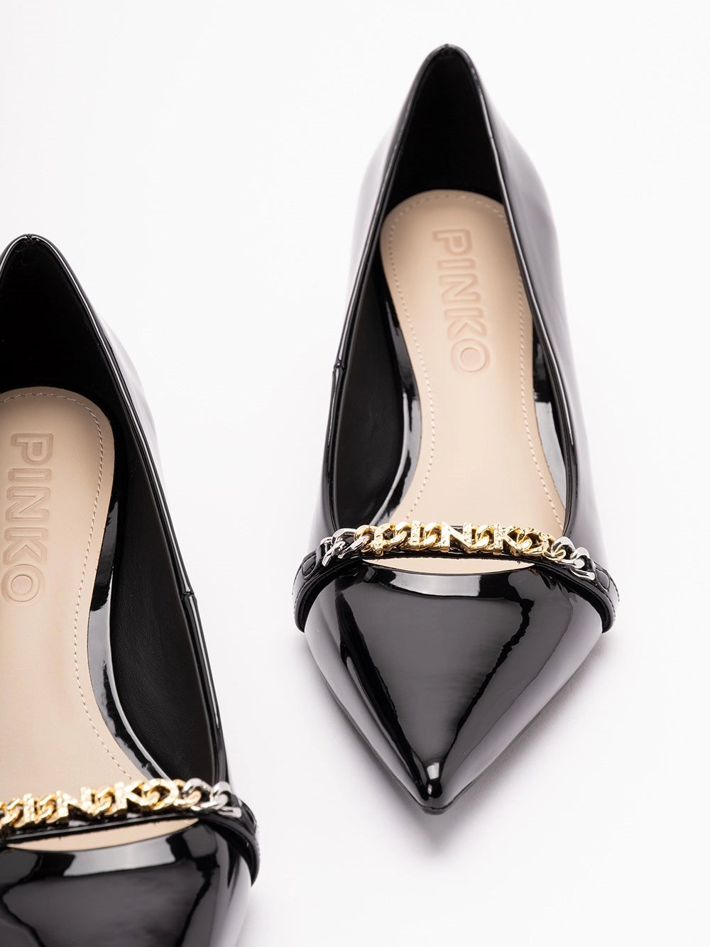 Дамски токчета Women’s heels 6 cm PINKO Gloria SD0365E002Z99 Black close-up view