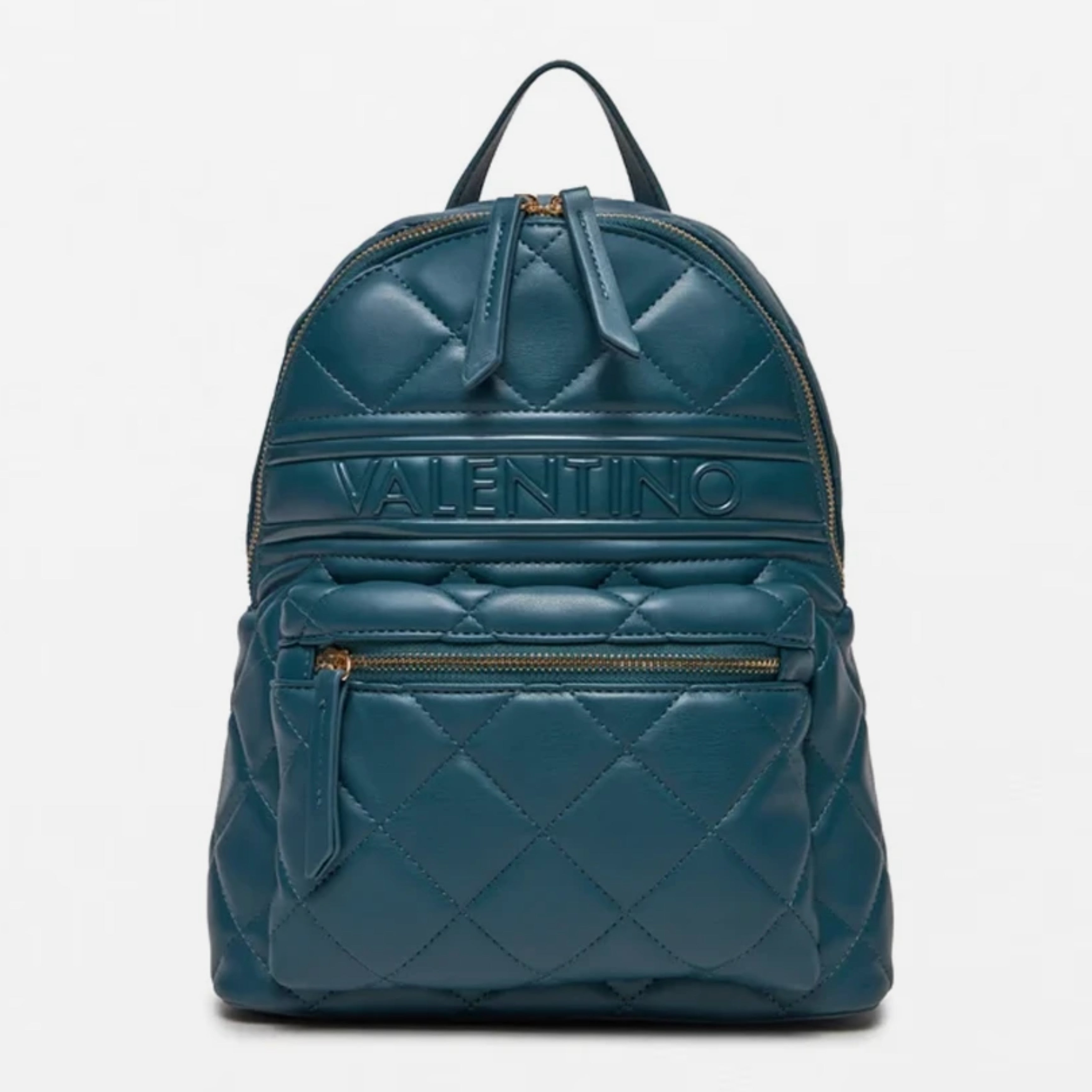 Дамска раница в синьозелено Women’s rucksack / backpack Valentino Ada VBS51O07 Ottanio (Blue-Green)