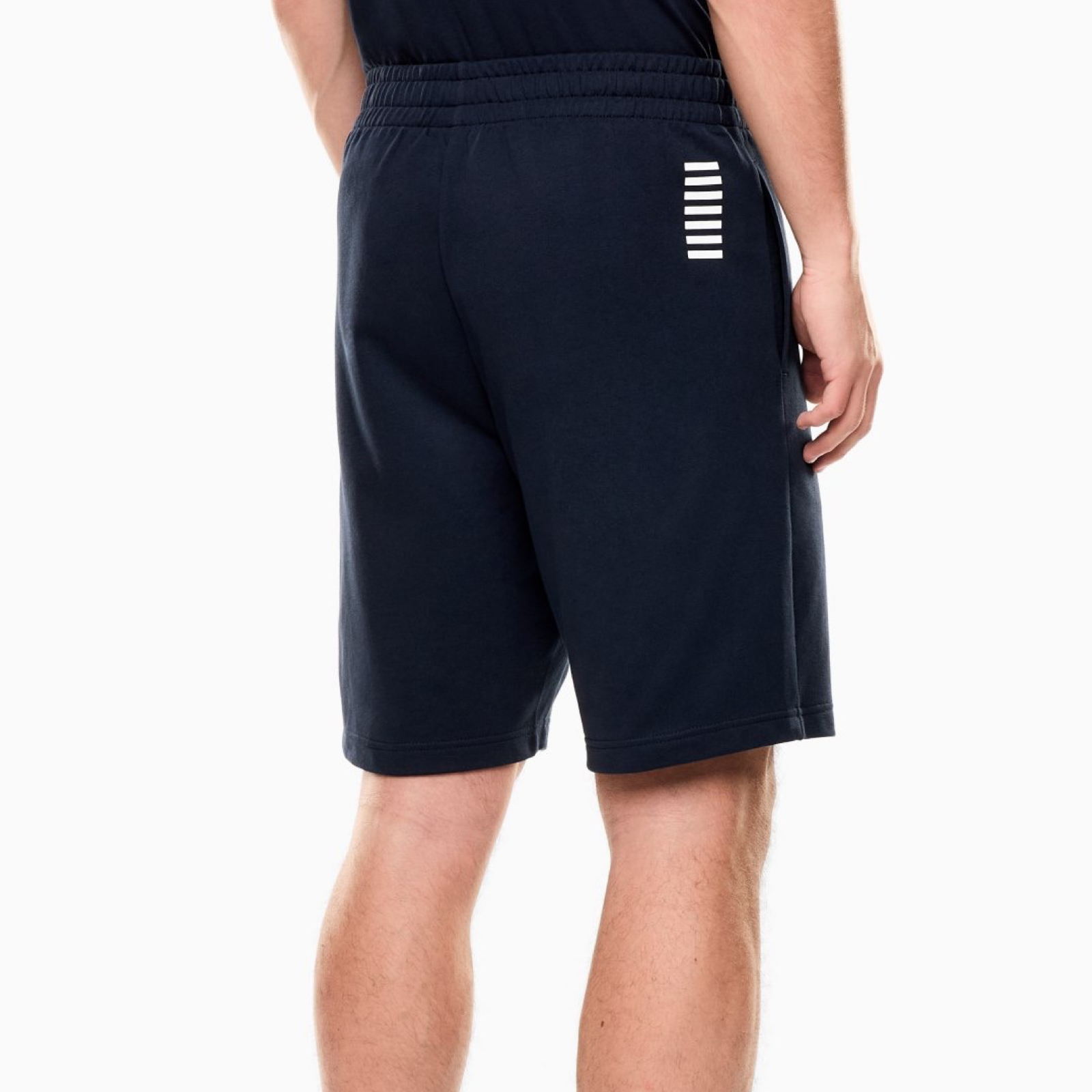 Мъжки сини къси панталони EA7 Emporio Armani Men Shorts 8NPS65 PJVRZ 1562 Back View
