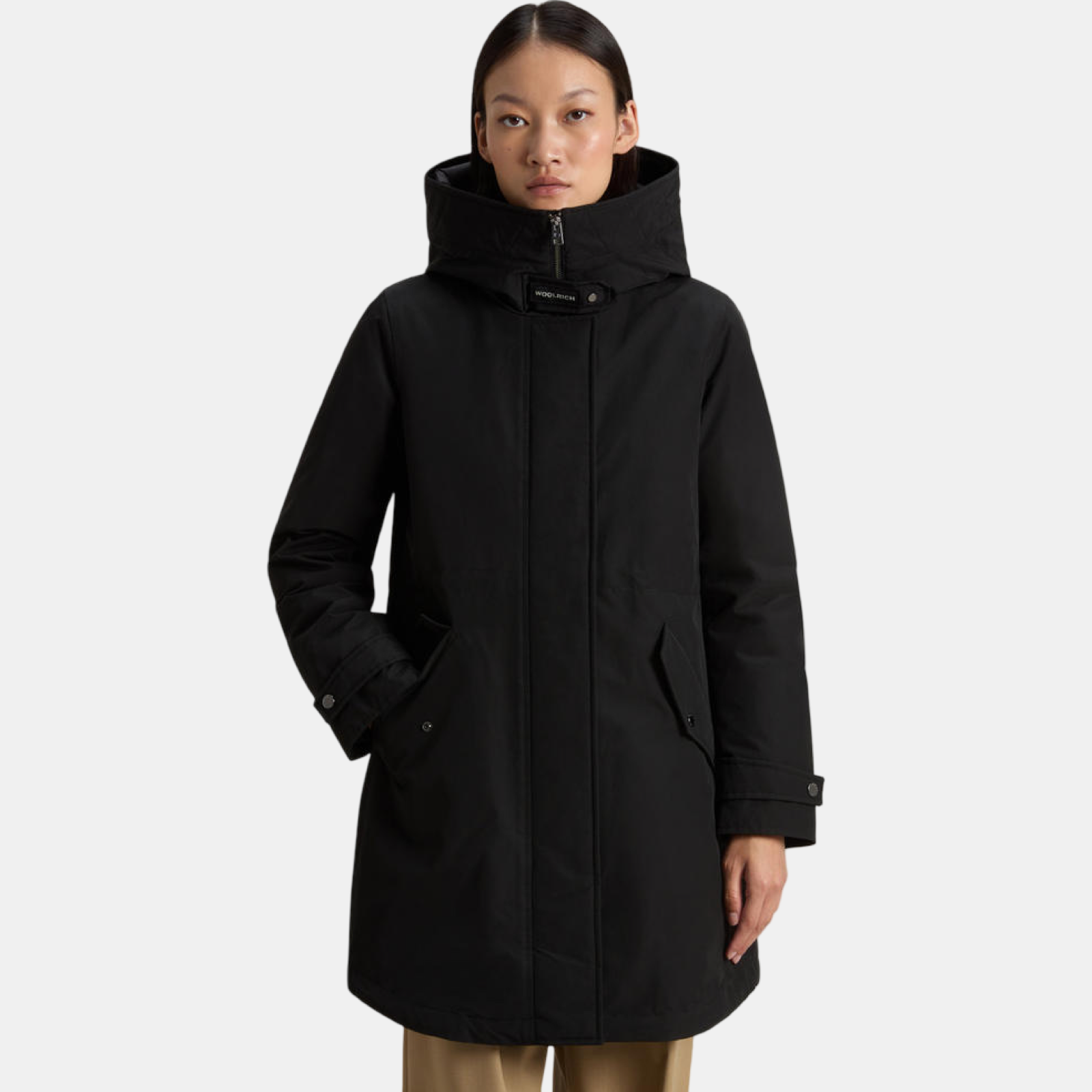 Дамско парка яке Woolrich Authentic 3 In 1 Parka Jacket CFWWOU1105FRUT0001 BLK Front View
