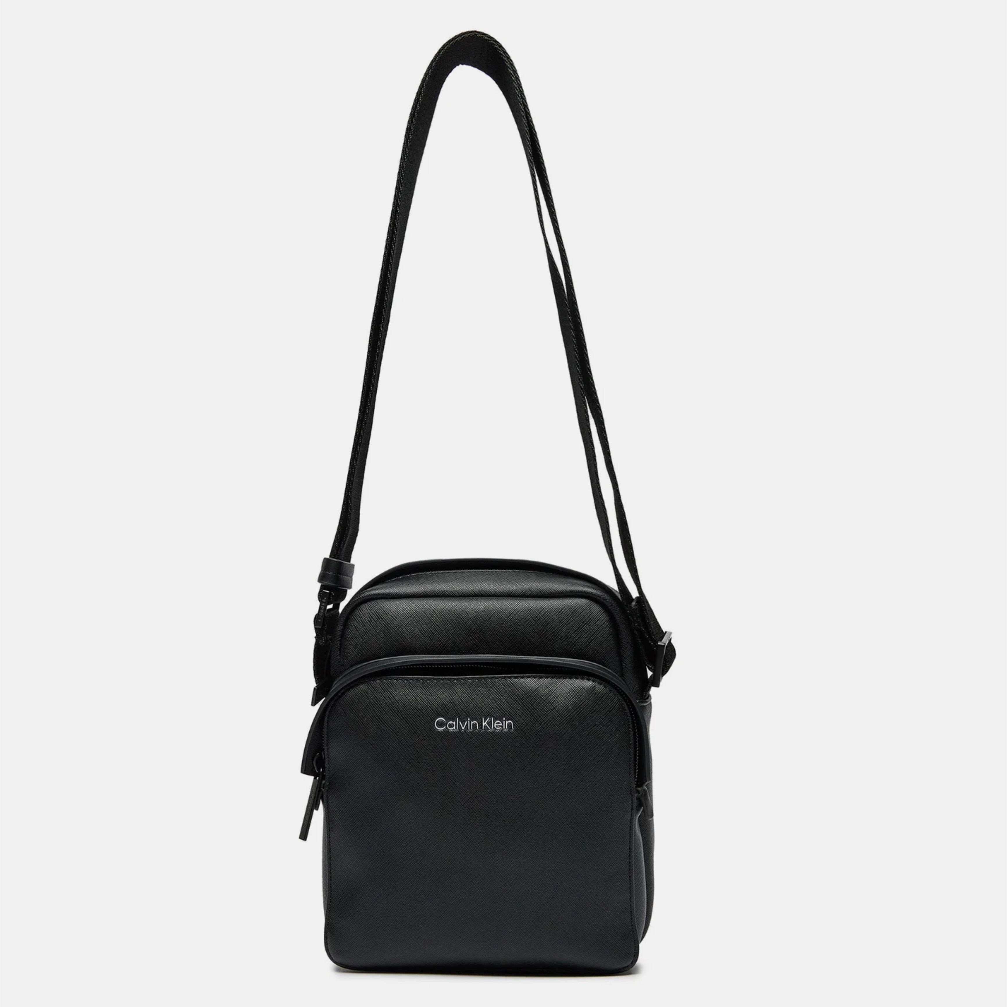 Мъжка чанта Men’s crossbody reporter bag Calvin Klein K50K511863 Black Front view 2