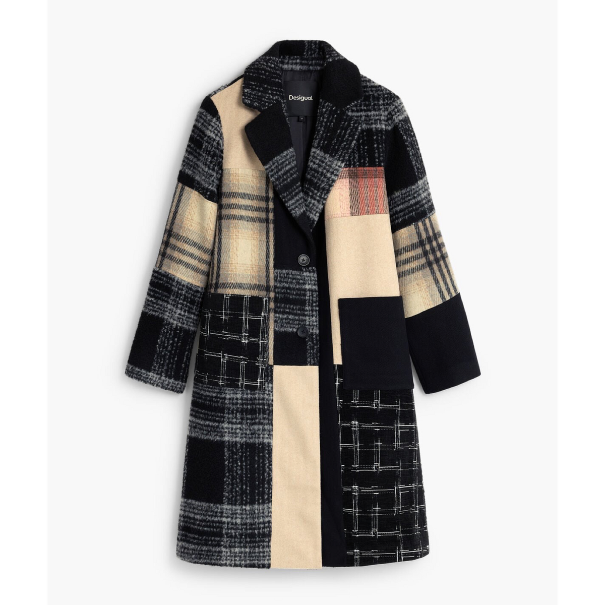 Дамско палто Desigual Women Coat 26WWEW23 2000 Front View