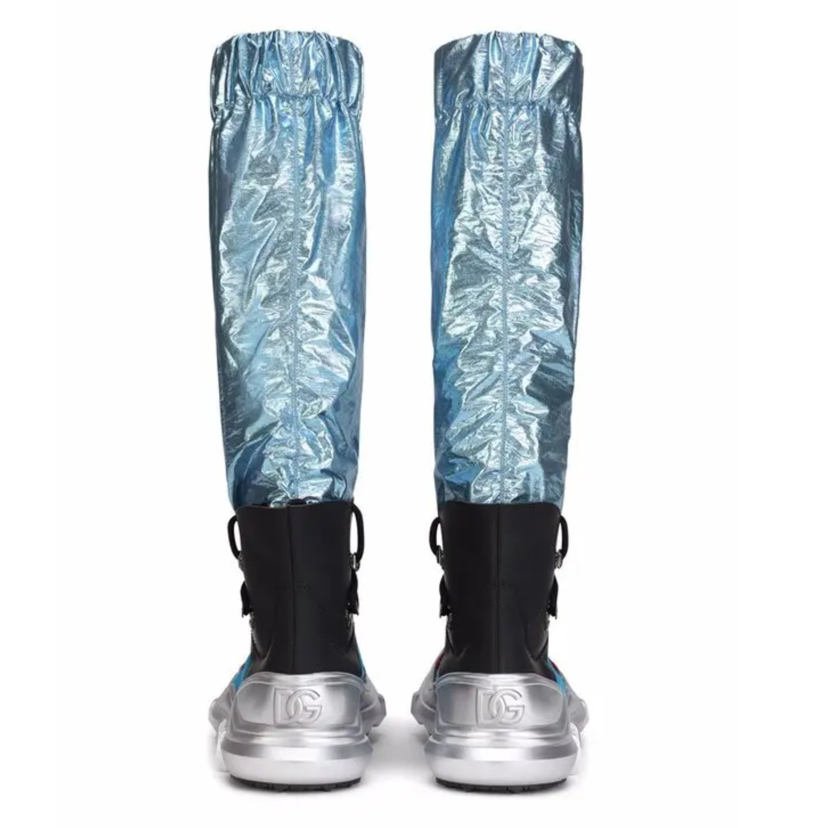 Мъжки екстравагантни ботуши Men’s boots DOLCE & GABBANA A70048 AQ386 Red / Blue
