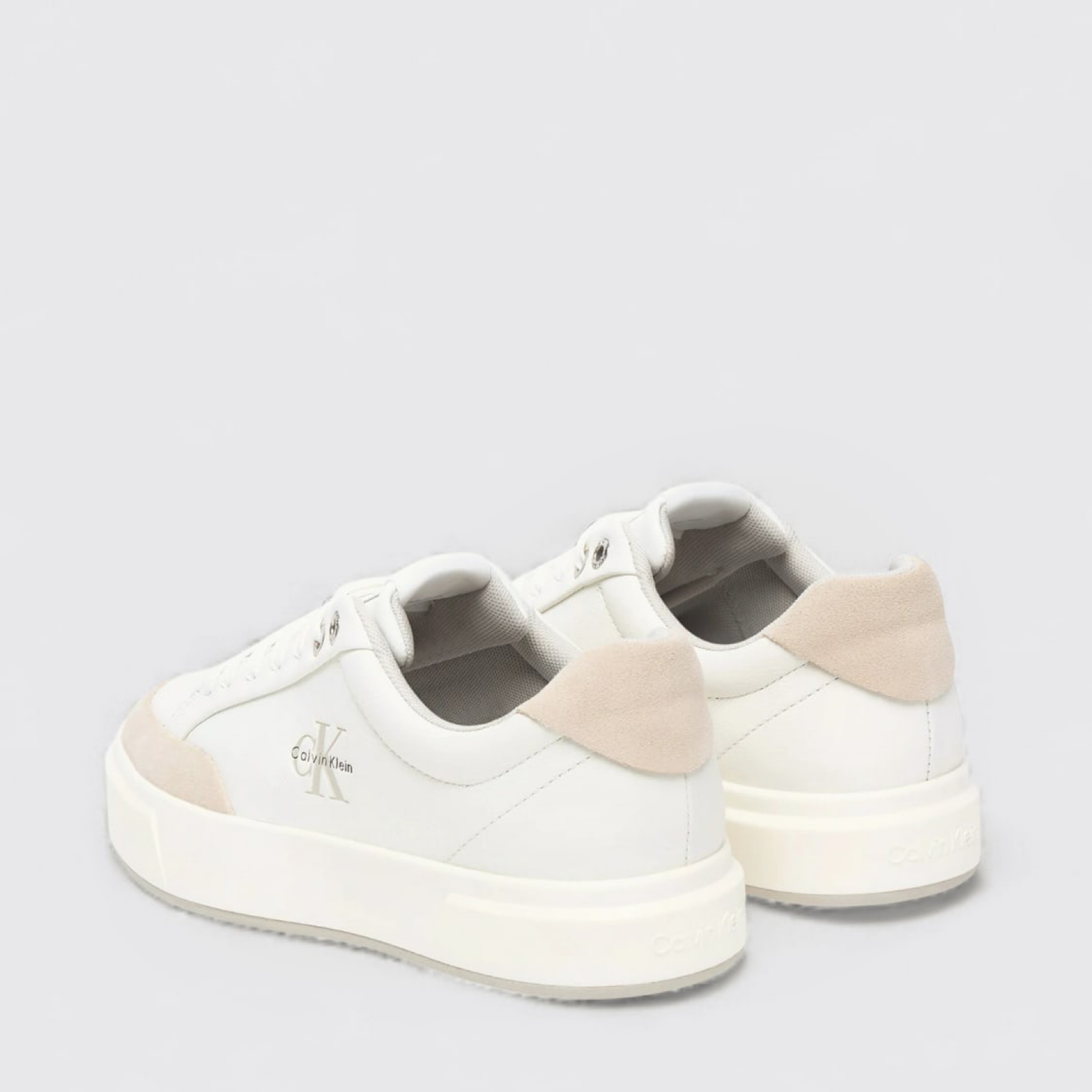 Дамски кецове Calvin Klein Jeans Women Sneakers YW0YW02023 0K7 Heel View