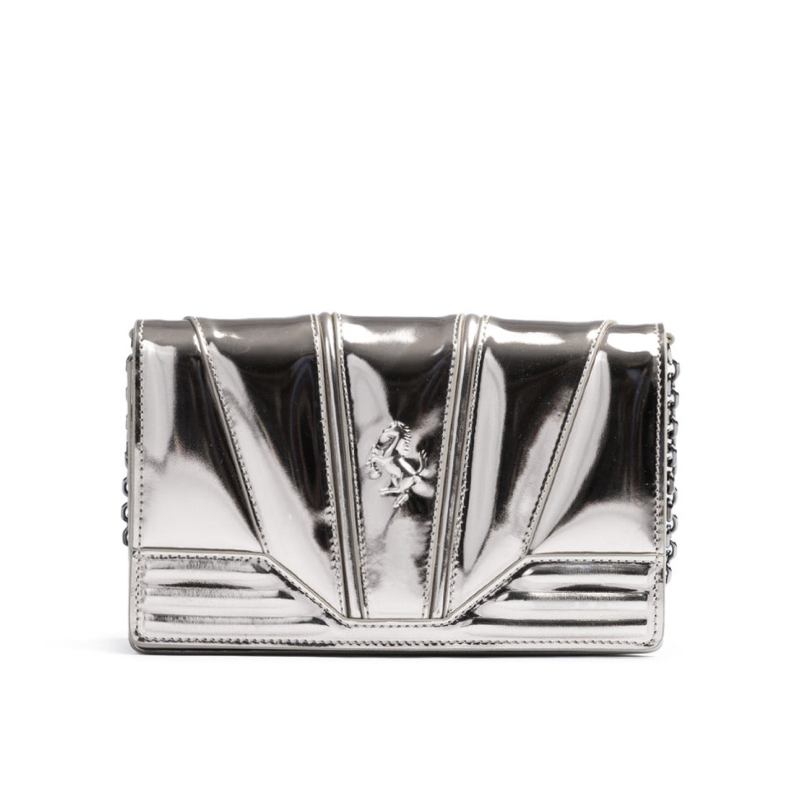 Ferrari GT Patent Leather Bag Front View