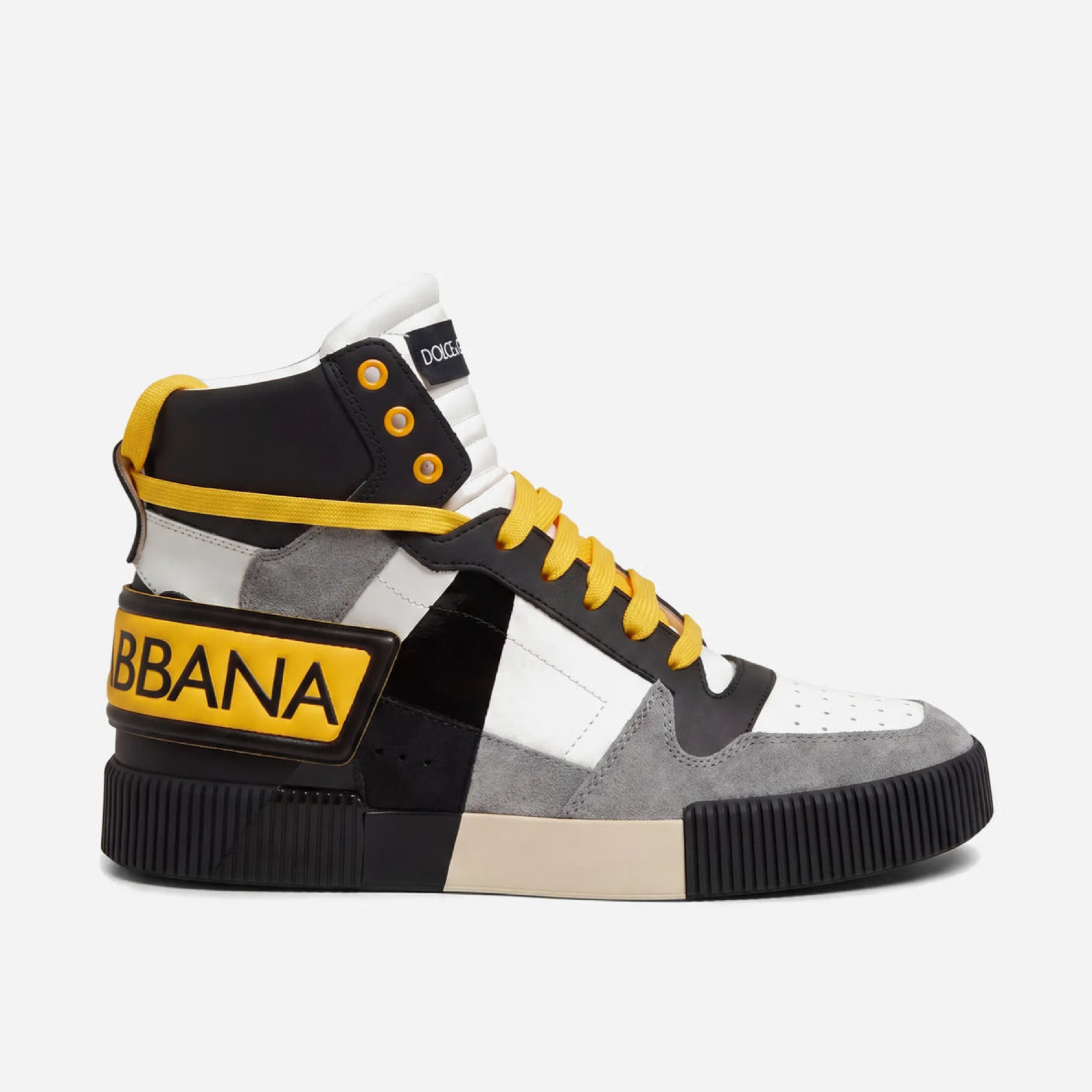 Dolce & Gabbana Milano 1984 Men High Top Sneakers Medial View