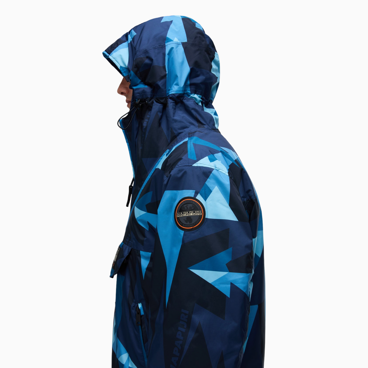 Анорак яке Napapijri Rainforest Next All Over Print Anorak Jacket NP0A8AHX FXD Side View