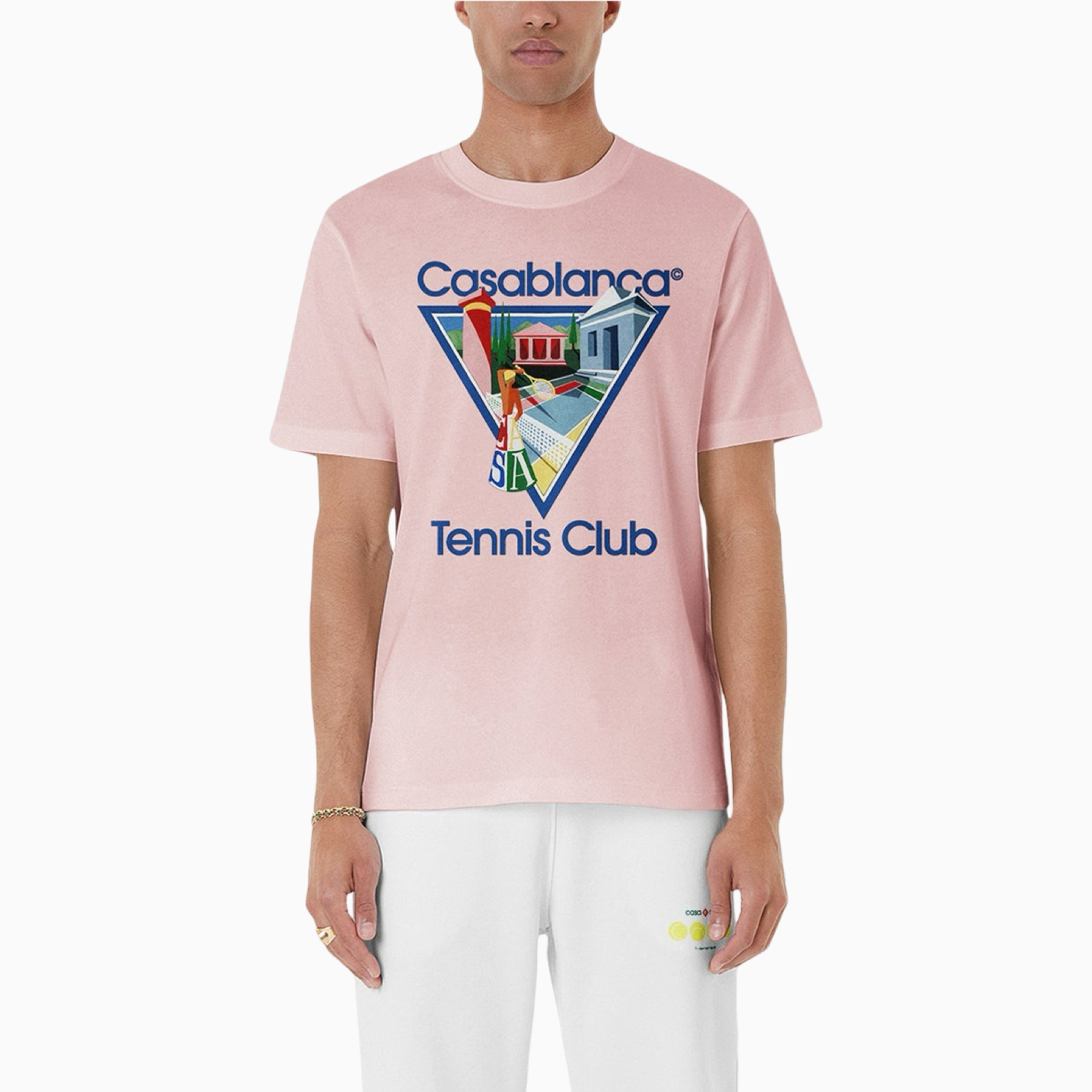 Casablanca La Joueuse Men T-Shirt Front View