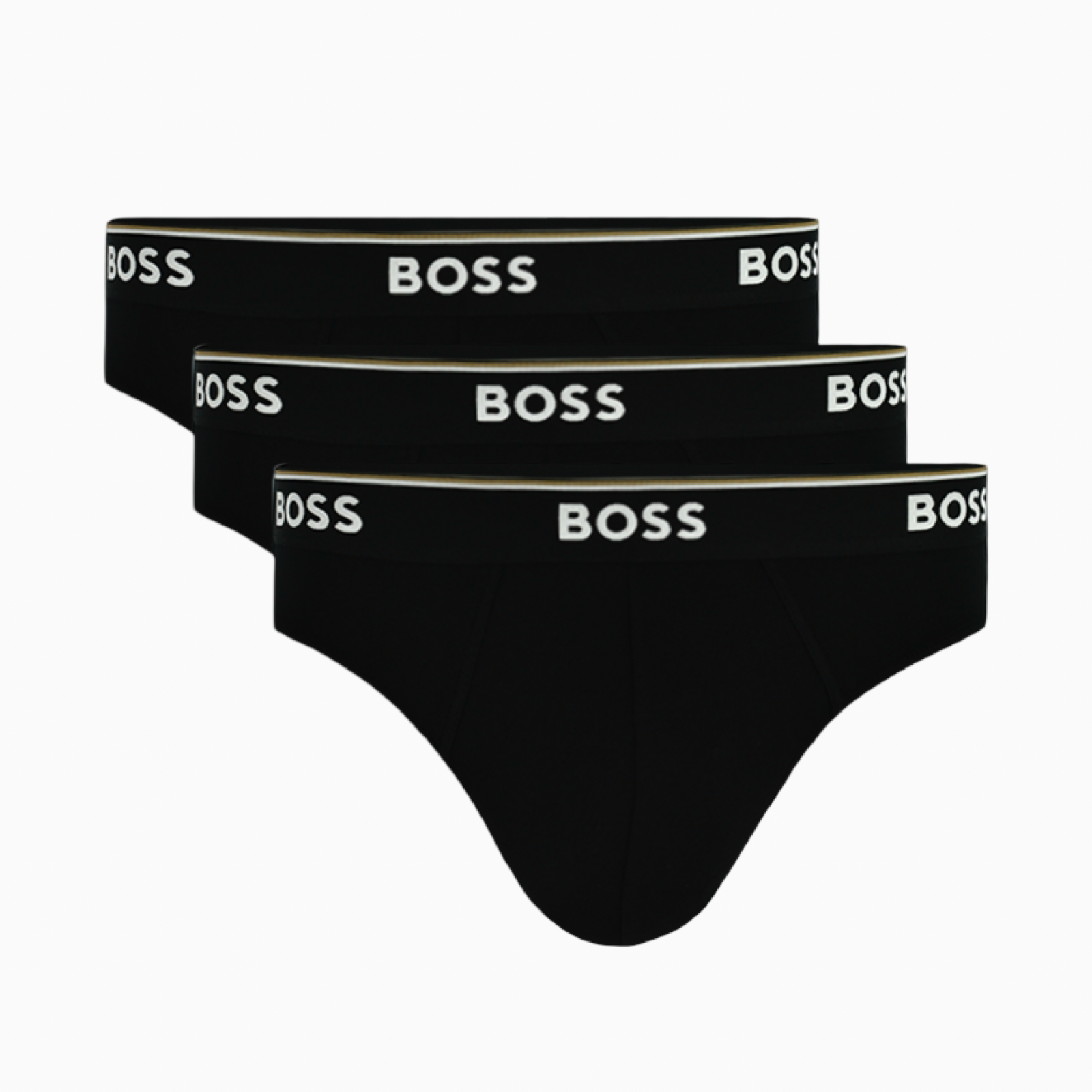 Мъжки слипове Boss Men 3-Pack Briefs 50475273 001 Front View