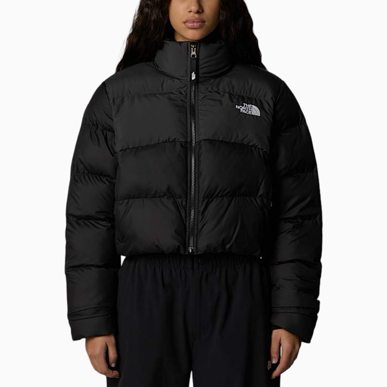 Дамско черно яке The North Face Women Jacket NF0A89JCKT01 Front View