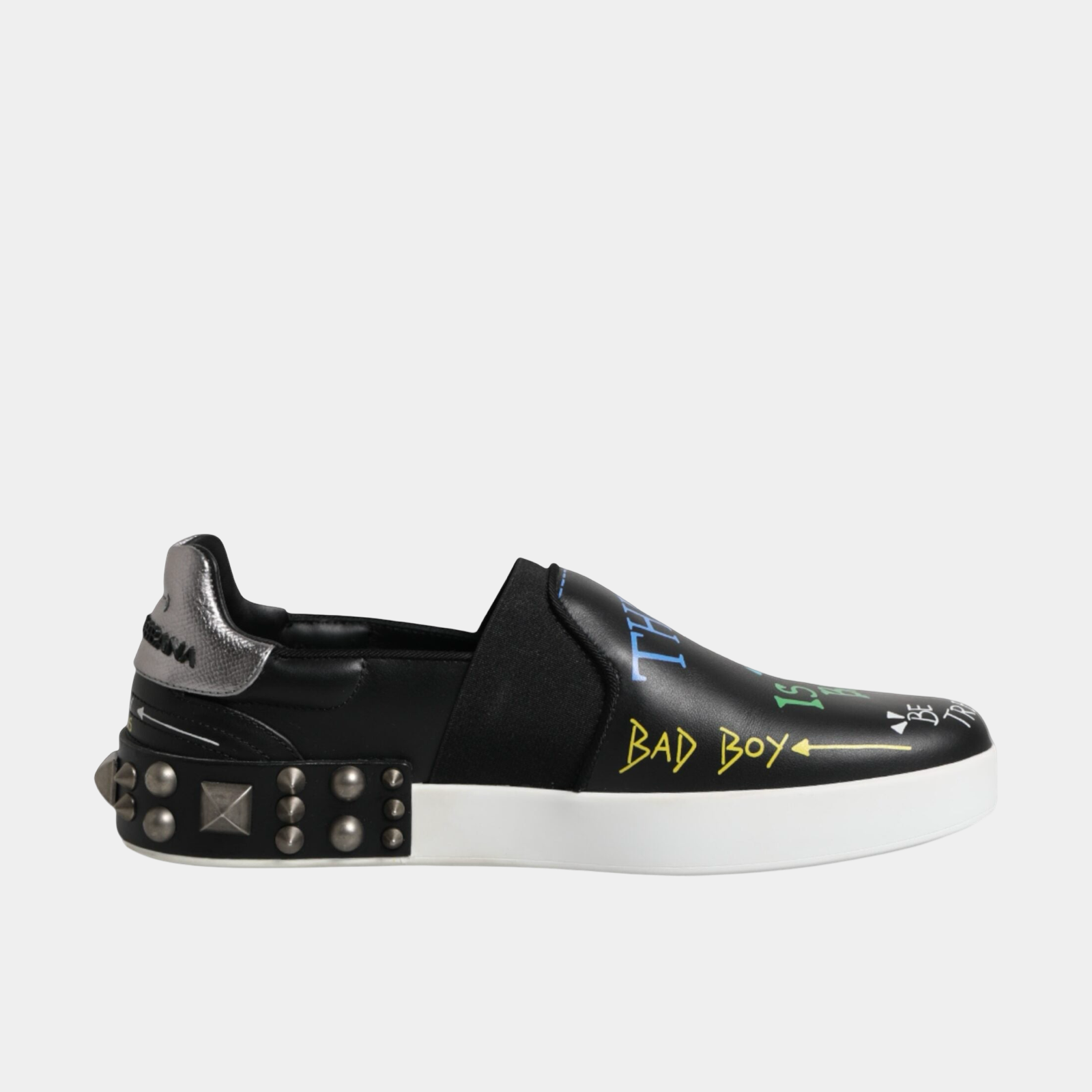 Dolce & Gabbana #Millennials Studded Graffiti мъжки мокасини