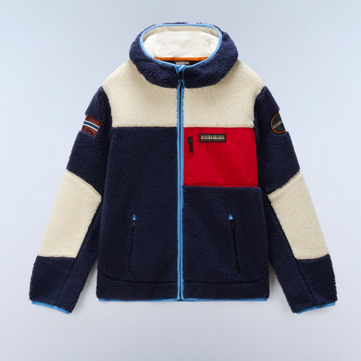 Мъжки суичър Napapijri Yupik Men Fleece Hoodie NP0A8AZX M6E Front View