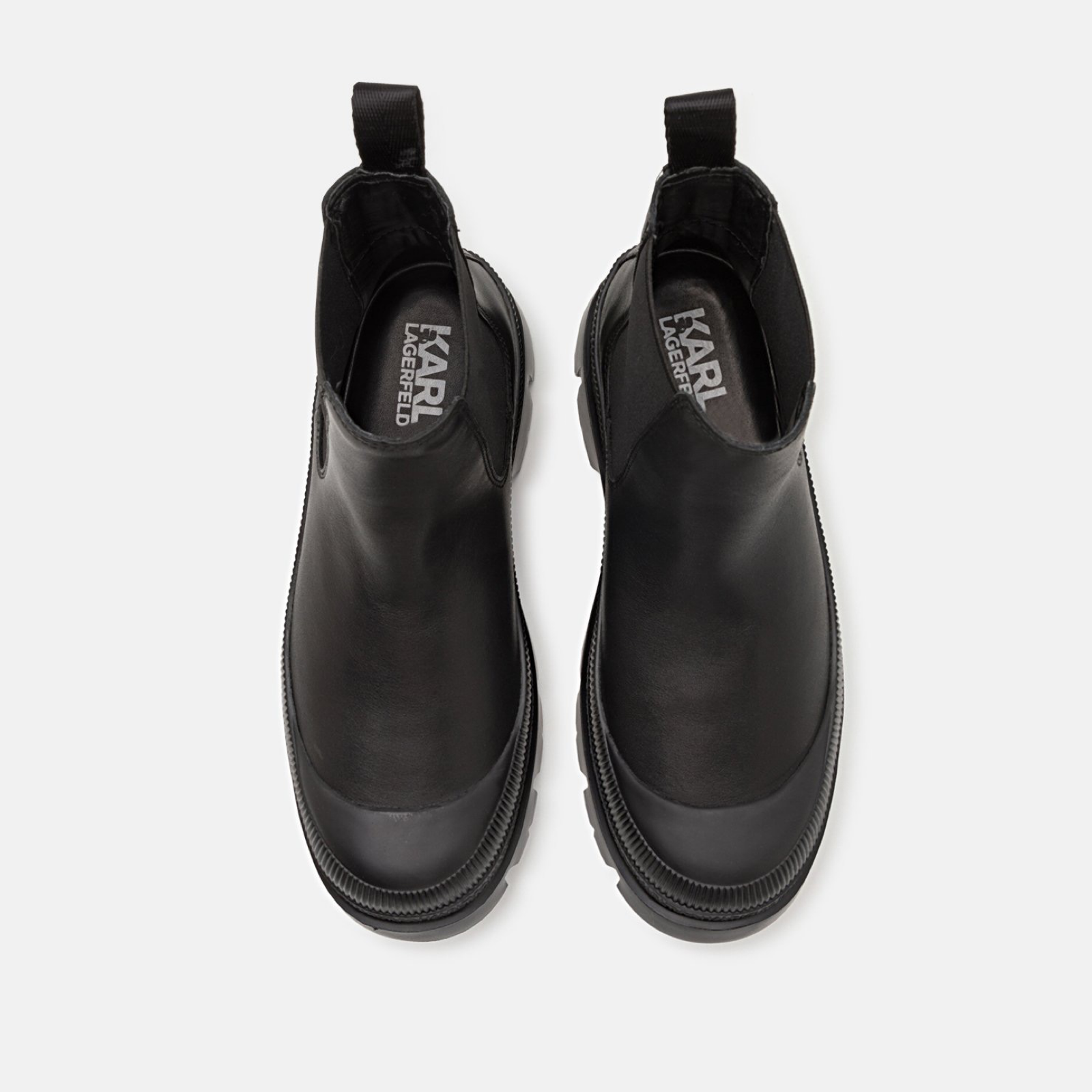 Мъжки боти Men’s ankle boots Karl Lagerfeld KL25244 000 Black top view