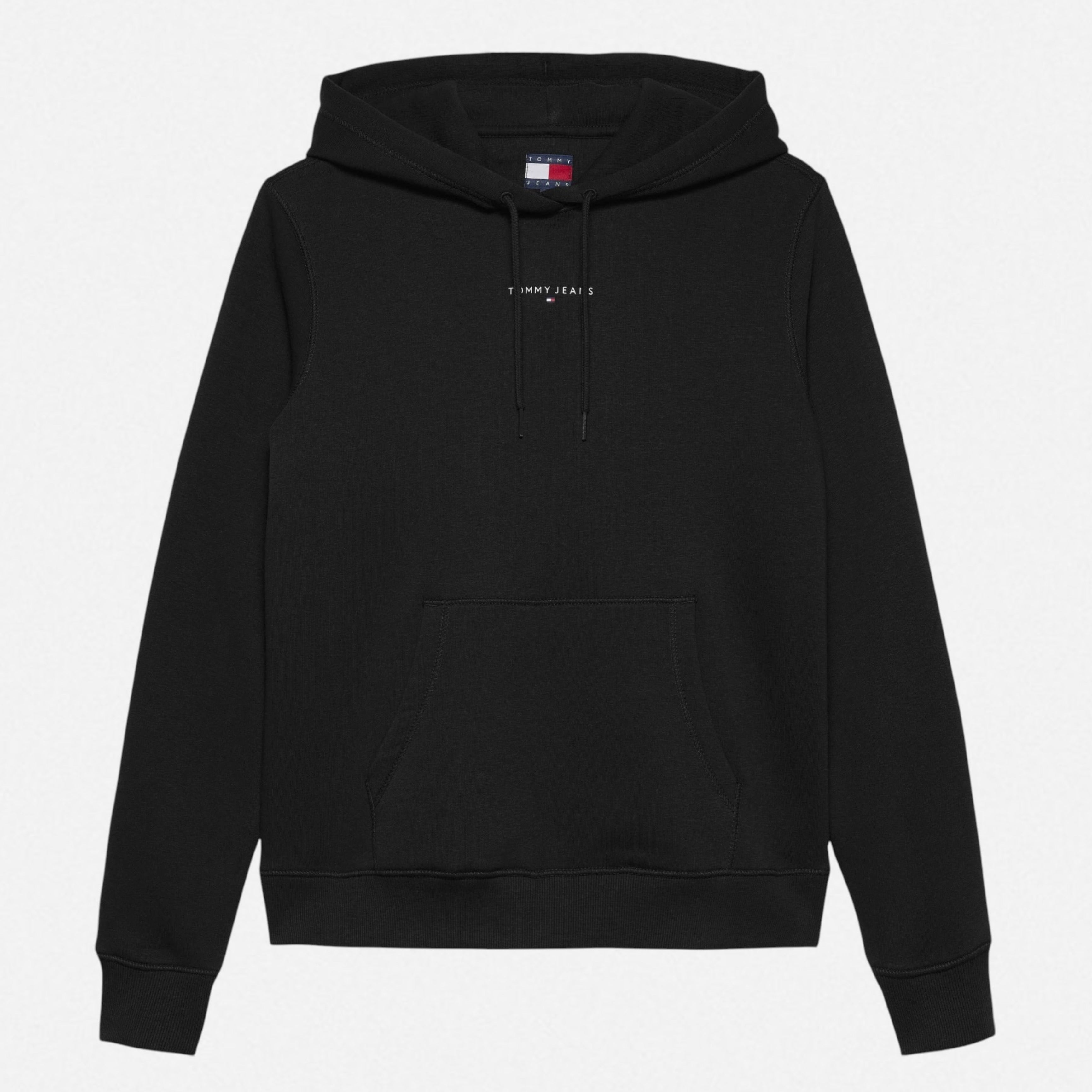 Дамски суичър Women’s sweatshirt Tommy Hilfiger Jeans DW0DW21963 Black front view