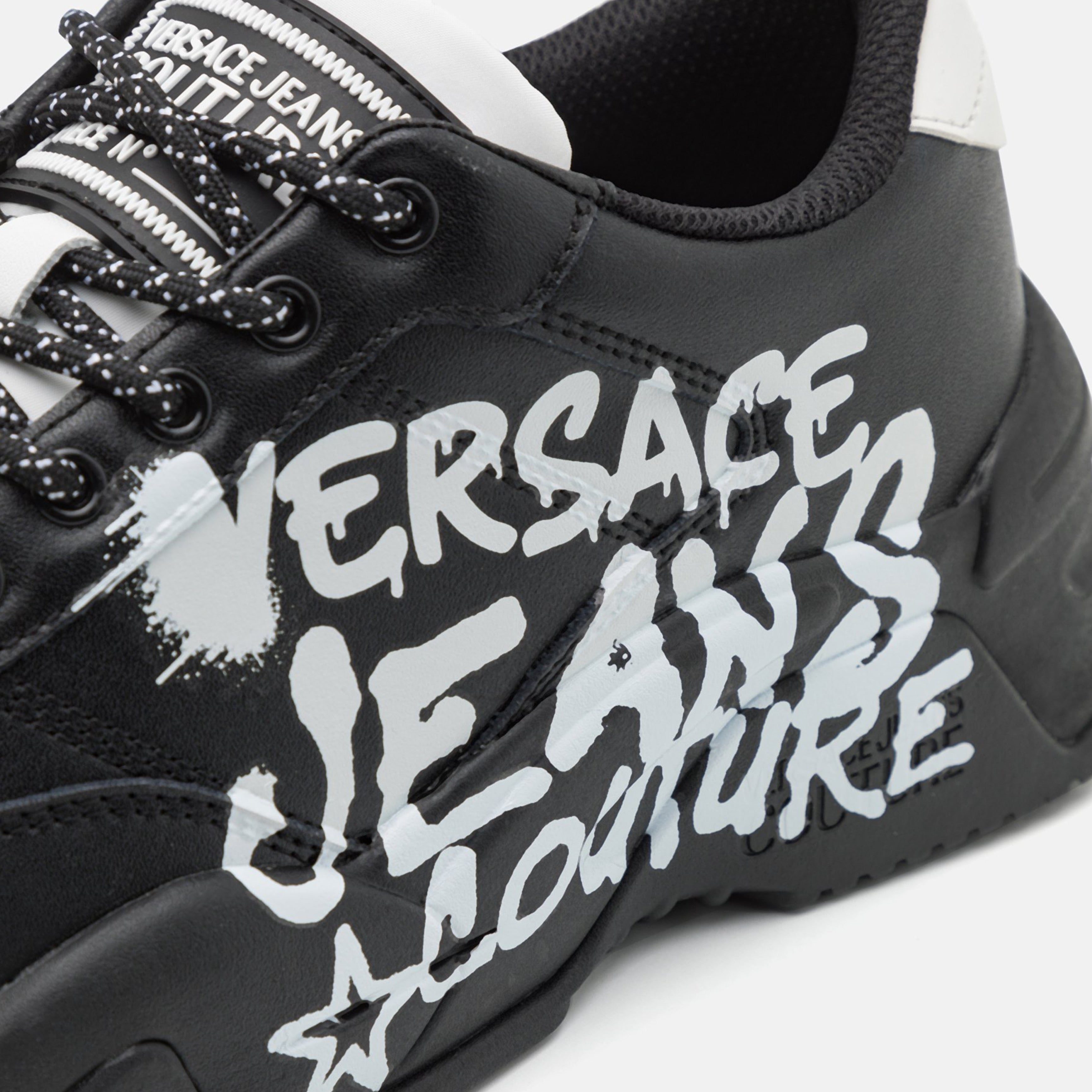 Мъжки маратонки Versace Jeans Couture Graffiti Stargaze 77YA3SF1 ZP328 899 в черно