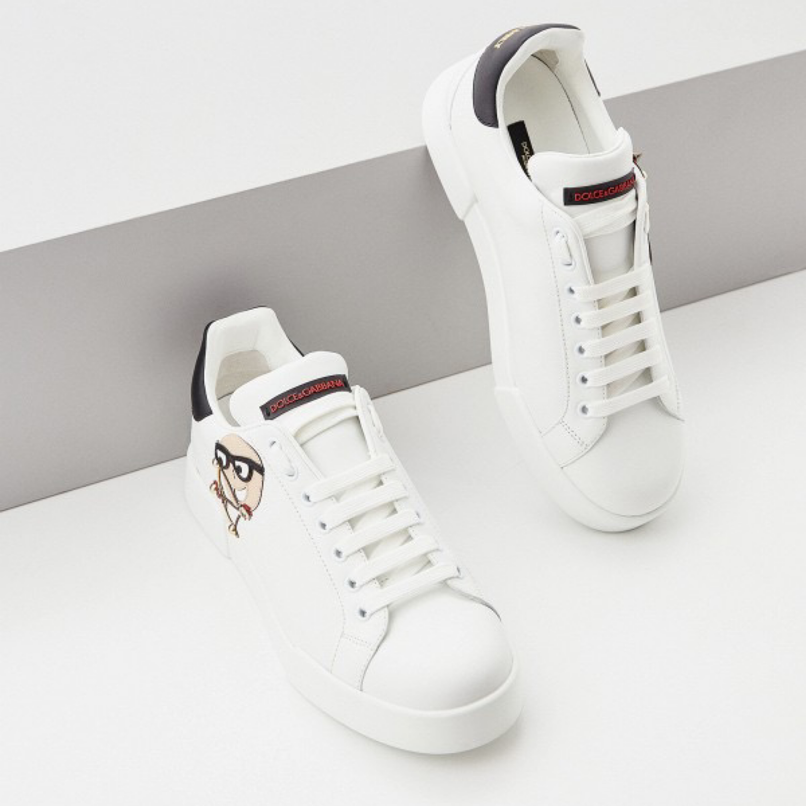 Dolce & Gabbana #DGFamily Portofino Women Sneakers Top View
