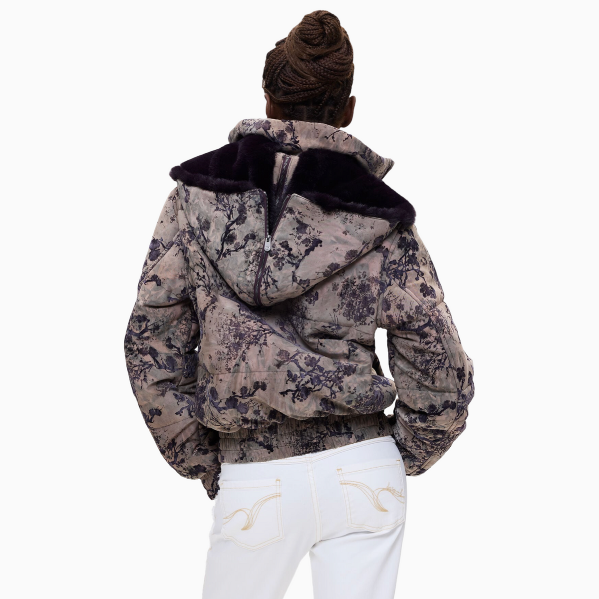 Дамско яке Desigual Women Jacket 26WWEW42 2044 Back View