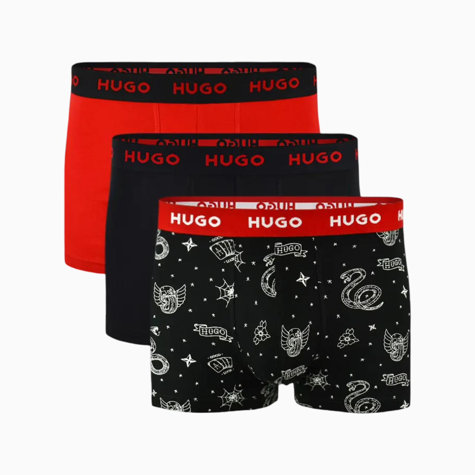 Мъжки боксерки Hugo Men 3-pack Boxers 50532550 980 Front View